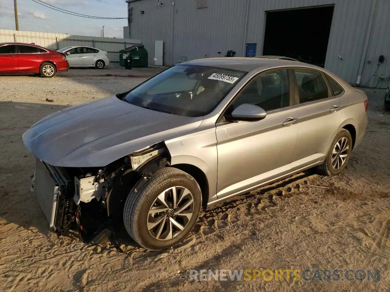 1 Photograph of a damaged car 3VW5M7BU5RM009948 VOLKSWAGEN JETTA 2024