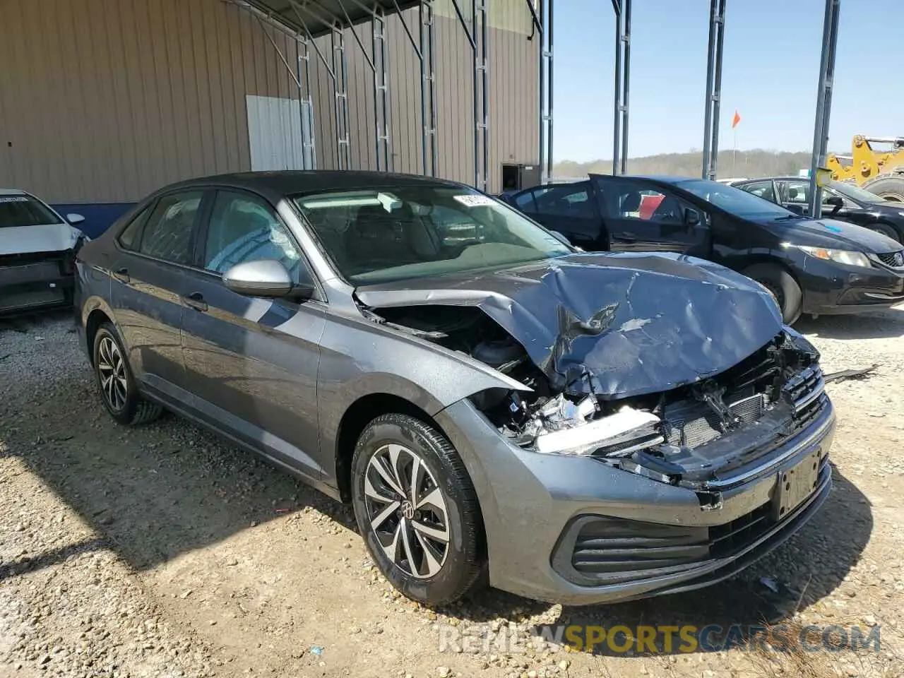 4 Photograph of a damaged car 3VW5M7BU6RM041730 VOLKSWAGEN JETTA 2024