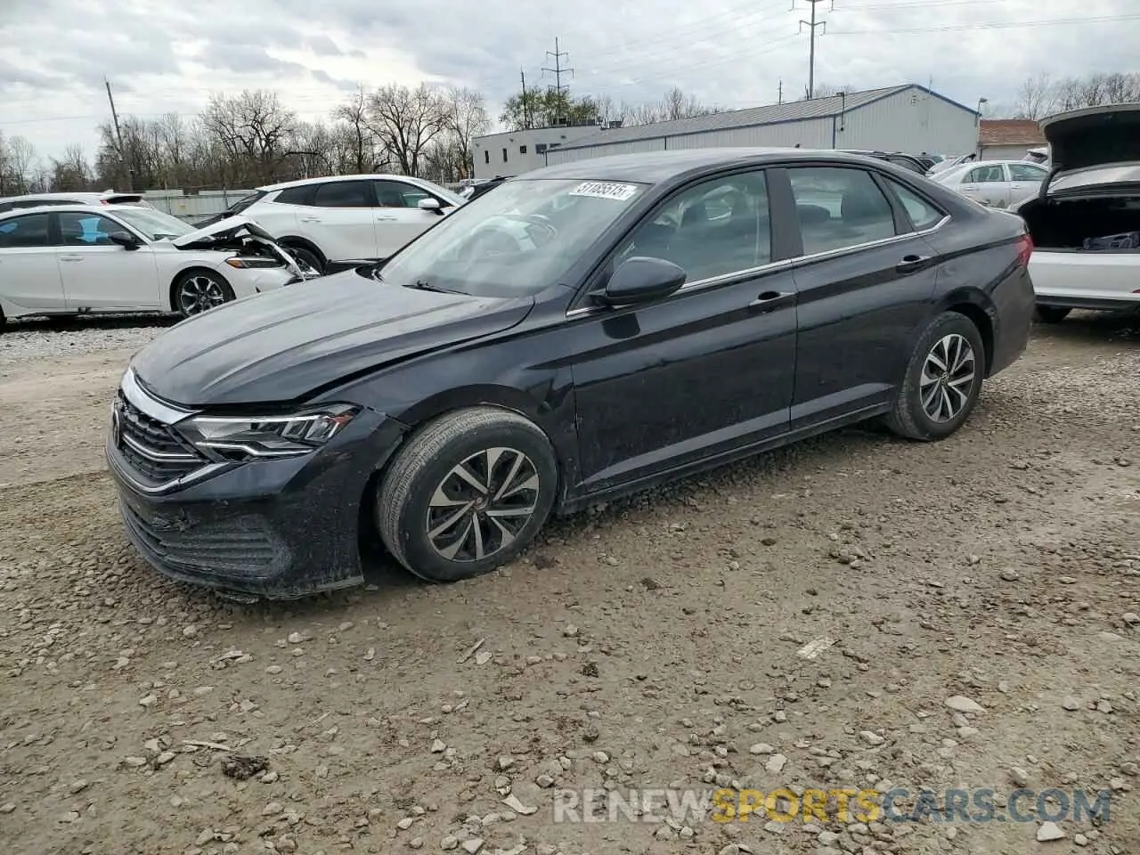 1 Photograph of a damaged car 3VW5M7BU7RM003813 VOLKSWAGEN JETTA 2024