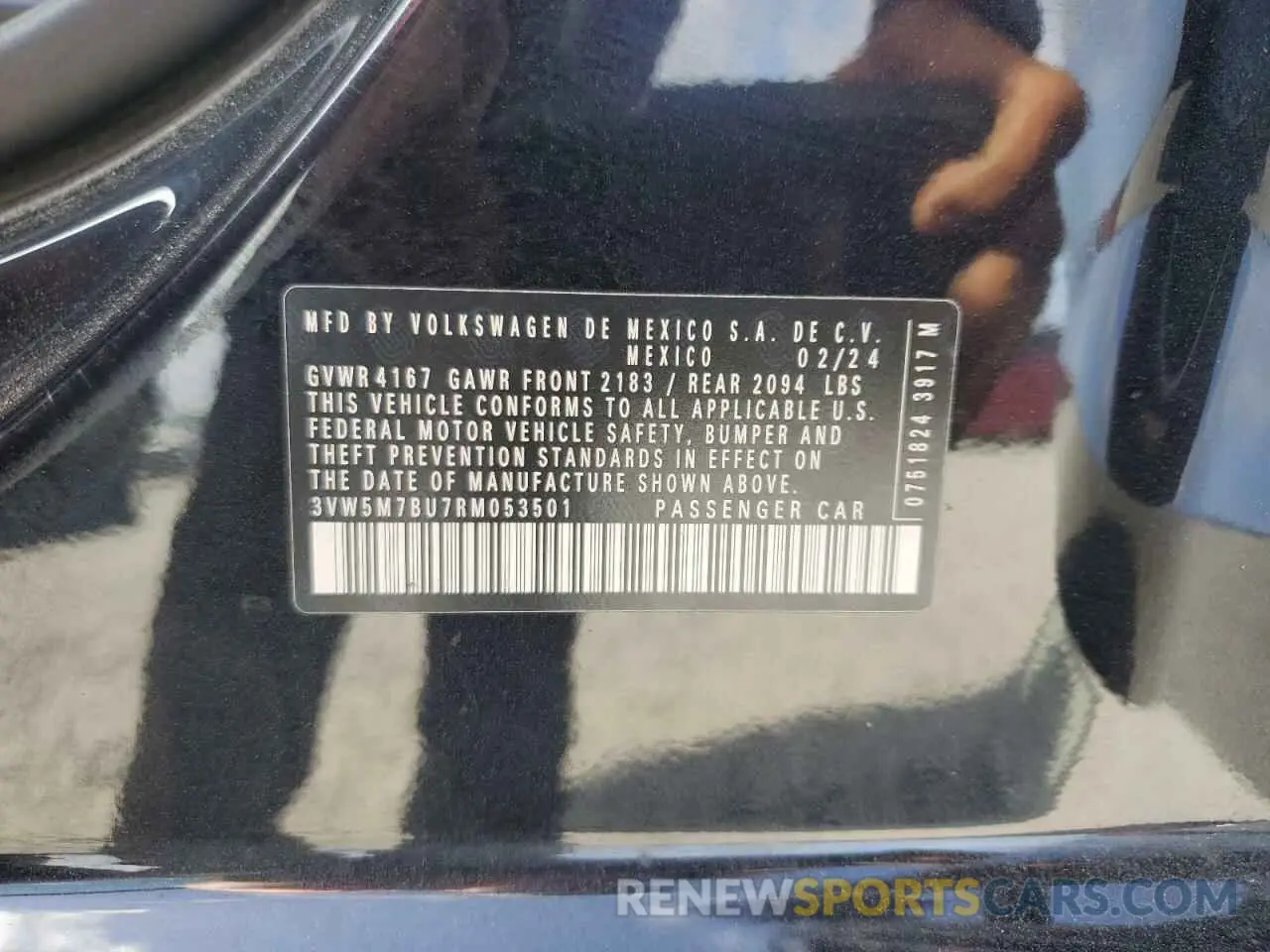 12 Photograph of a damaged car 3VW5M7BU7RM053501 VOLKSWAGEN JETTA 2024
