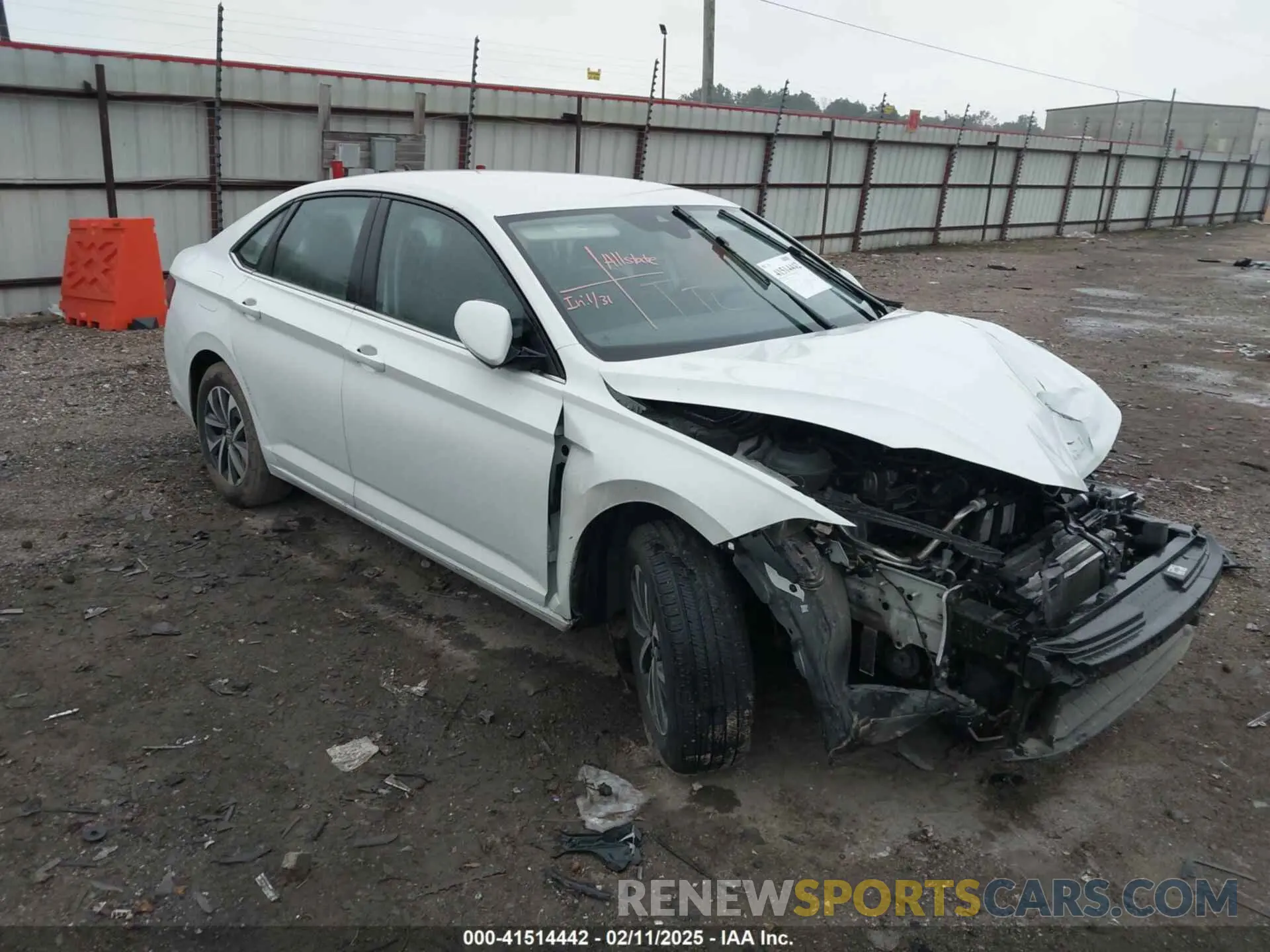 1 Photograph of a damaged car 3VW5M7BU7RM095490 VOLKSWAGEN JETTA 2024