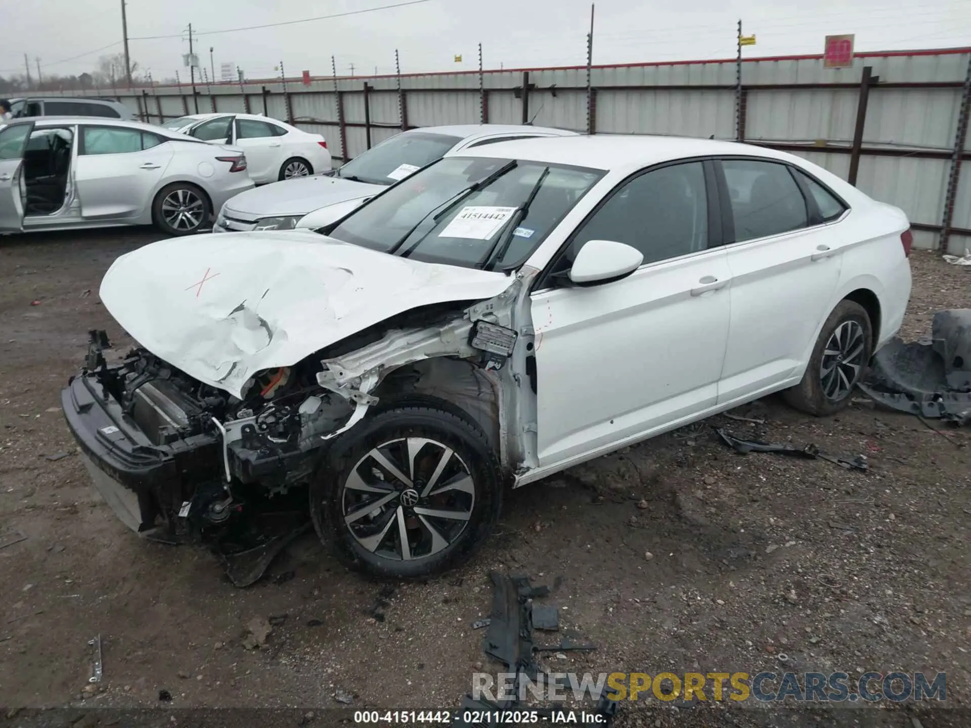 2 Photograph of a damaged car 3VW5M7BU7RM095490 VOLKSWAGEN JETTA 2024