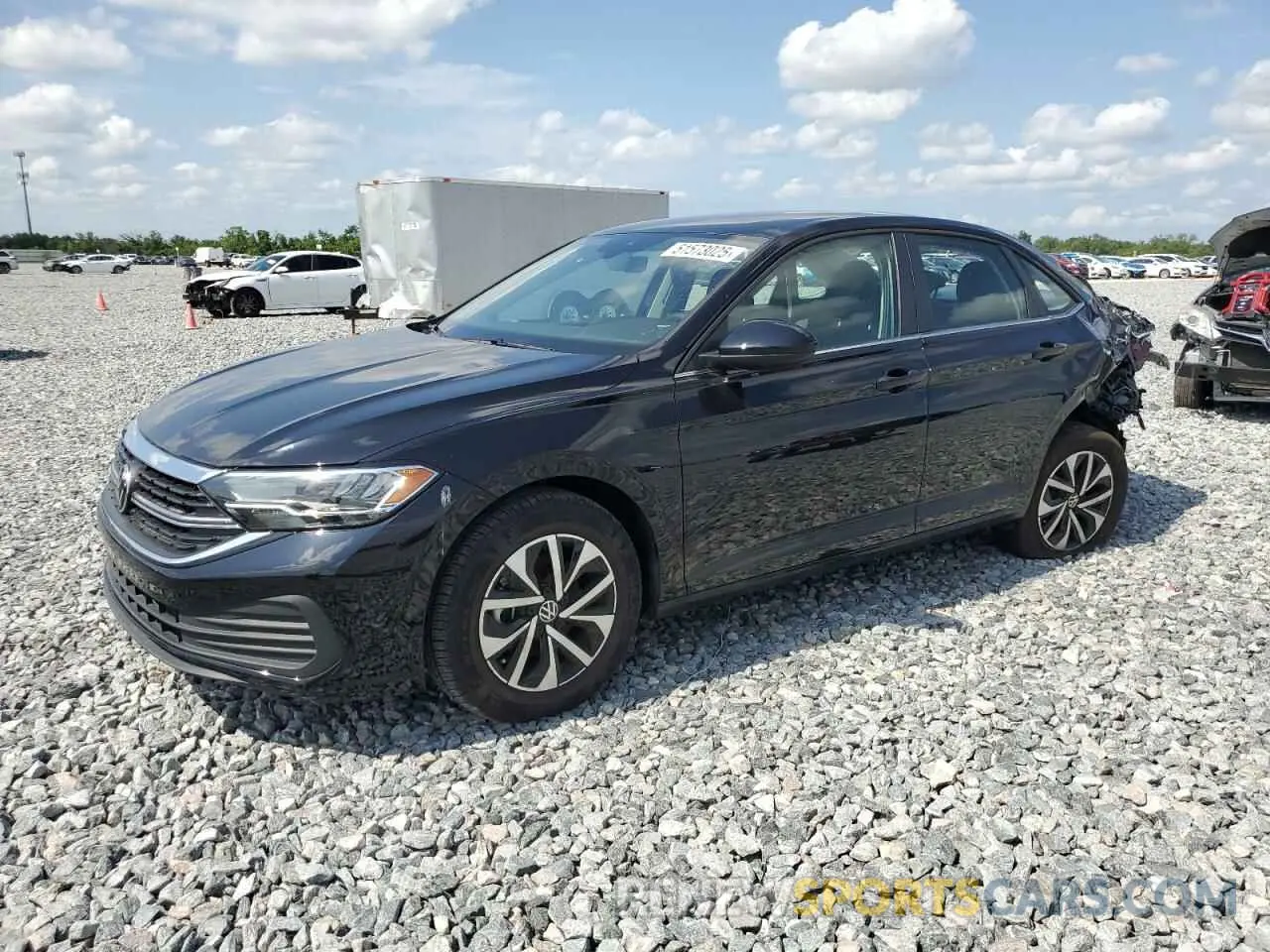 1 Photograph of a damaged car 3VW5M7BU8RM063986 VOLKSWAGEN JETTA 2024