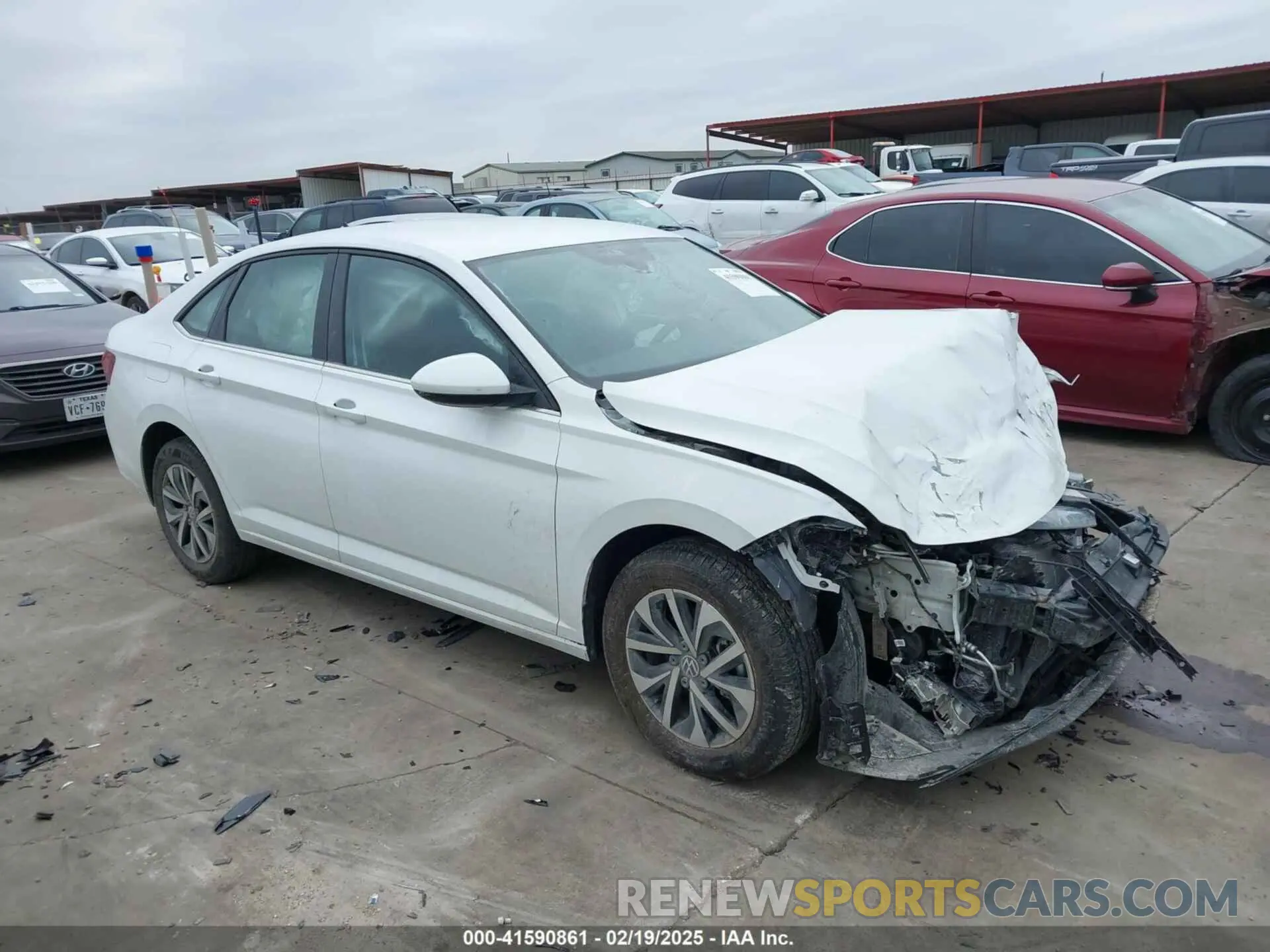 1 Photograph of a damaged car 3VW5M7BU8RM101569 VOLKSWAGEN JETTA 2024