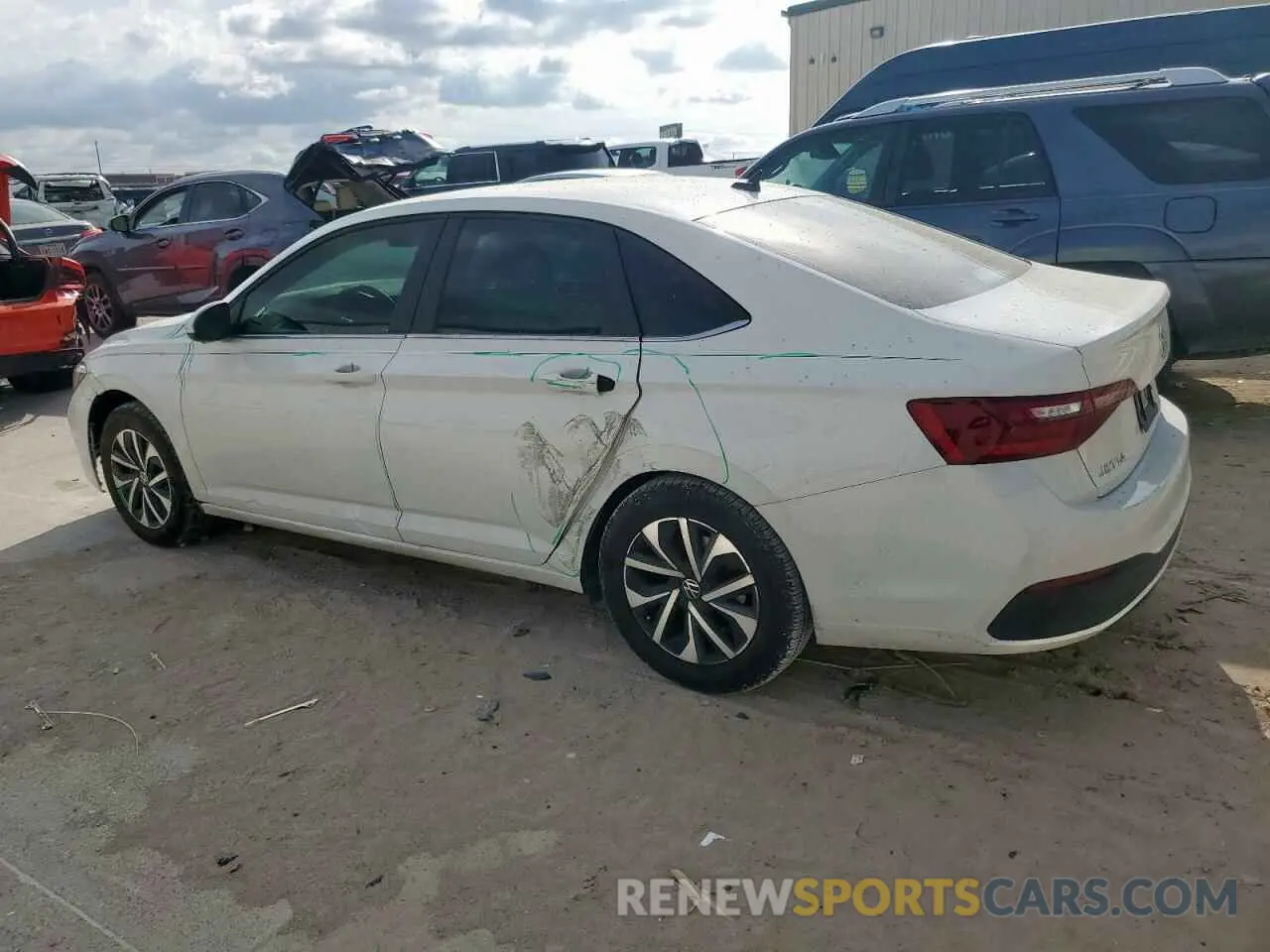 2 Photograph of a damaged car 3VW5M7BU8RM101779 VOLKSWAGEN JETTA 2024