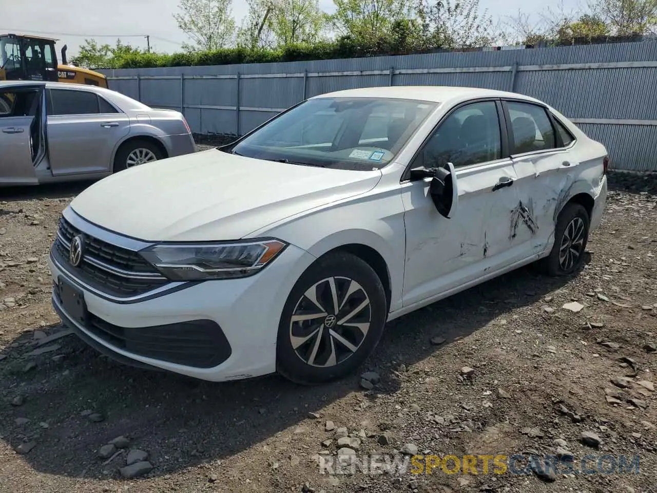 1 Photograph of a damaged car 3VW5M7BU9RM052883 VOLKSWAGEN JETTA 2024