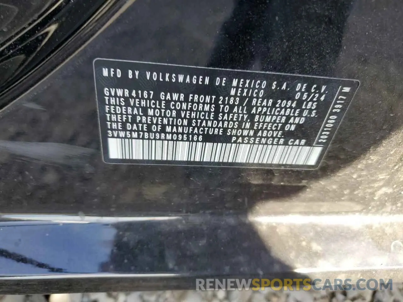 12 Photograph of a damaged car 3VW5M7BU9RM095166 VOLKSWAGEN JETTA 2024