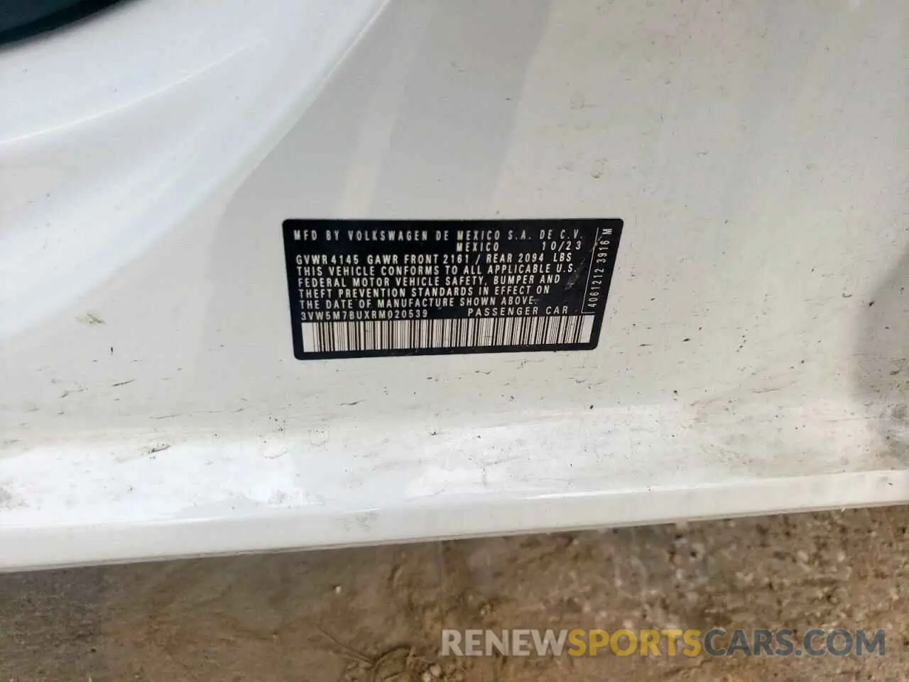 12 Photograph of a damaged car 3VW5M7BUXRM020539 VOLKSWAGEN JETTA 2024