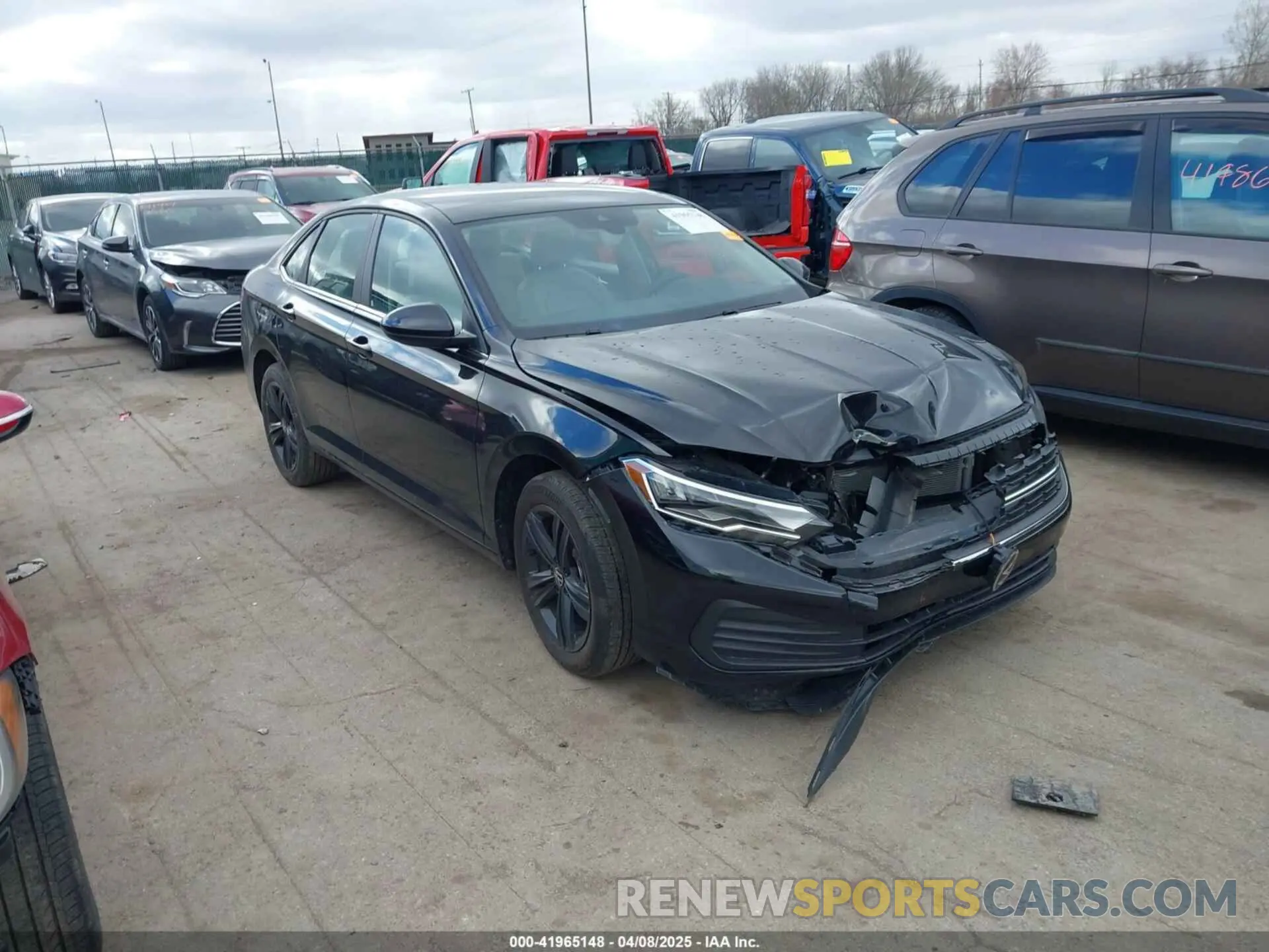 1 Photograph of a damaged car 3VW7M7BU0RM040274 VOLKSWAGEN JETTA 2024