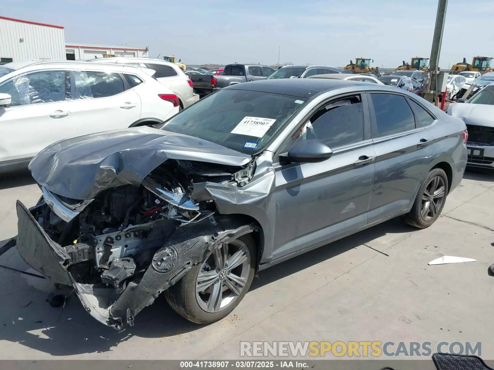 2 Photograph of a damaged car 3VW7M7BU1RM019109 VOLKSWAGEN JETTA 2024