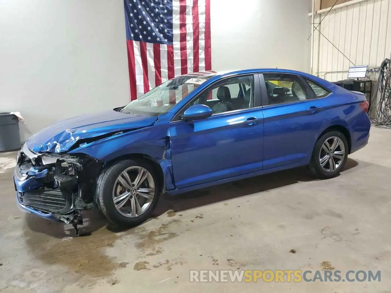 1 Photograph of a damaged car 3VW7M7BU1RM024276 VOLKSWAGEN JETTA 2024