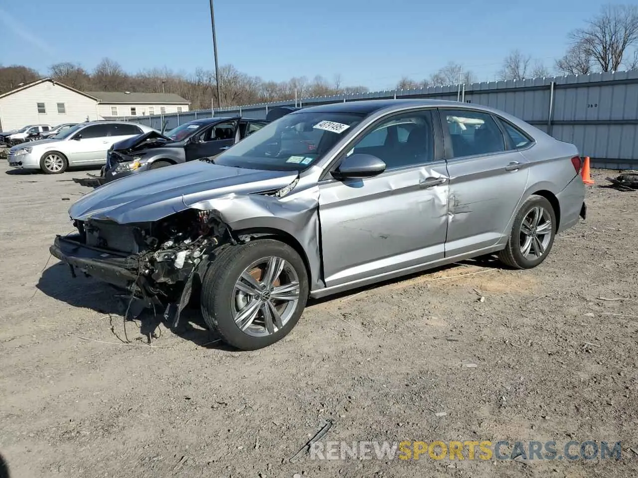 1 Photograph of a damaged car 3VW7M7BU1RM037366 VOLKSWAGEN JETTA 2024