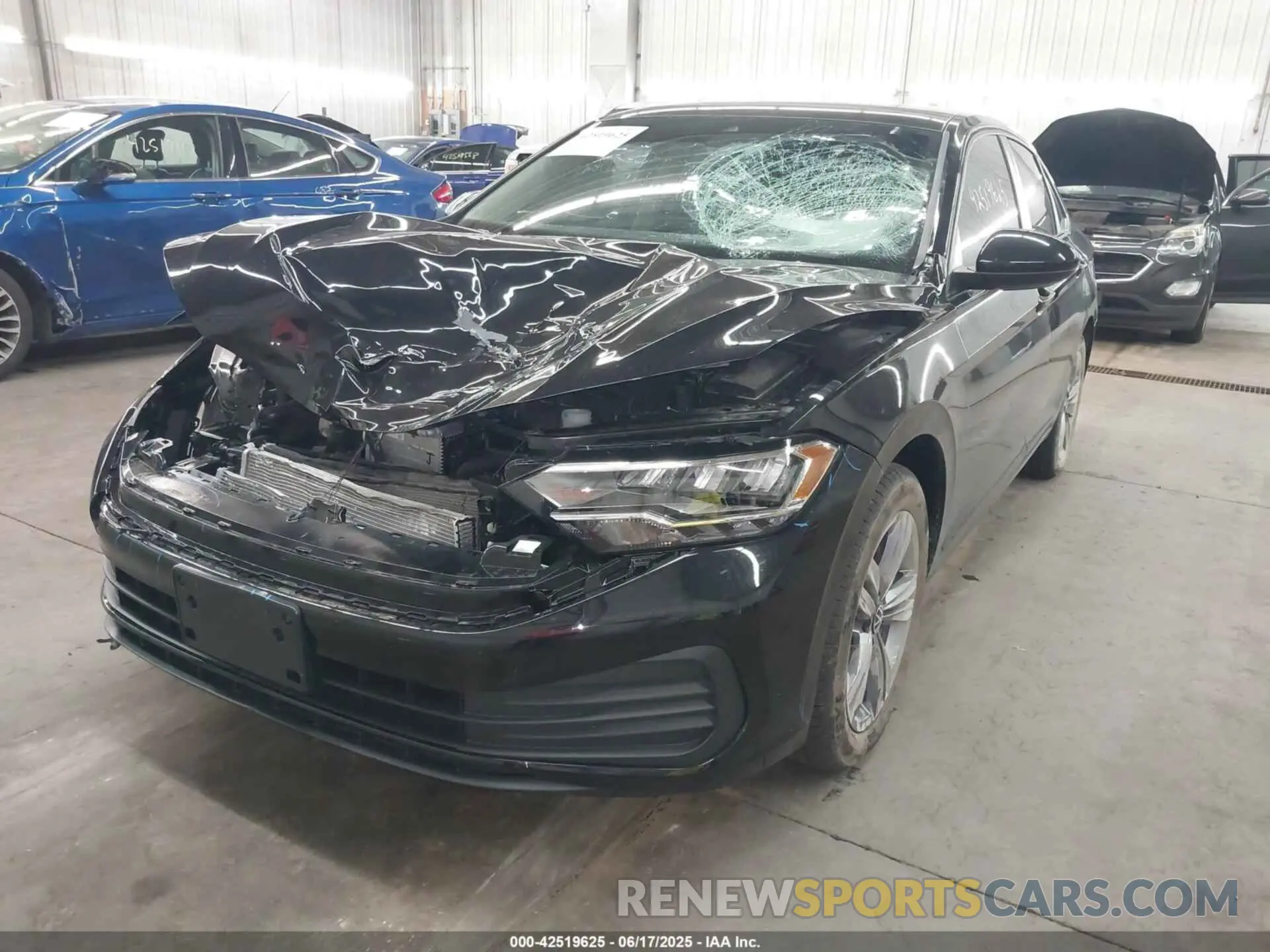 2 Photograph of a damaged car 3VW7M7BU2RM036114 VOLKSWAGEN JETTA 2024