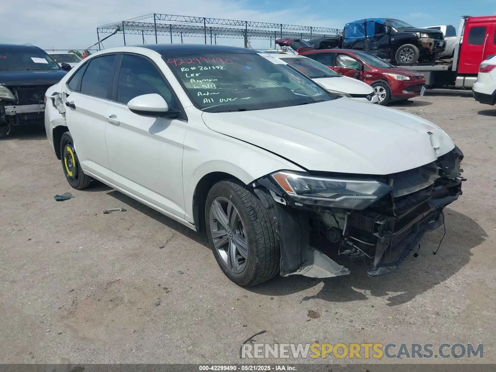 1 Photograph of a damaged car 3VW7M7BU4RM036051 VOLKSWAGEN JETTA 2024