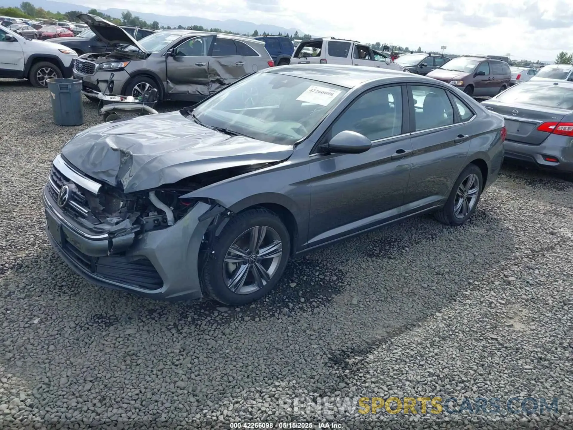 2 Photograph of a damaged car 3VW7M7BU4RM057045 VOLKSWAGEN JETTA 2024