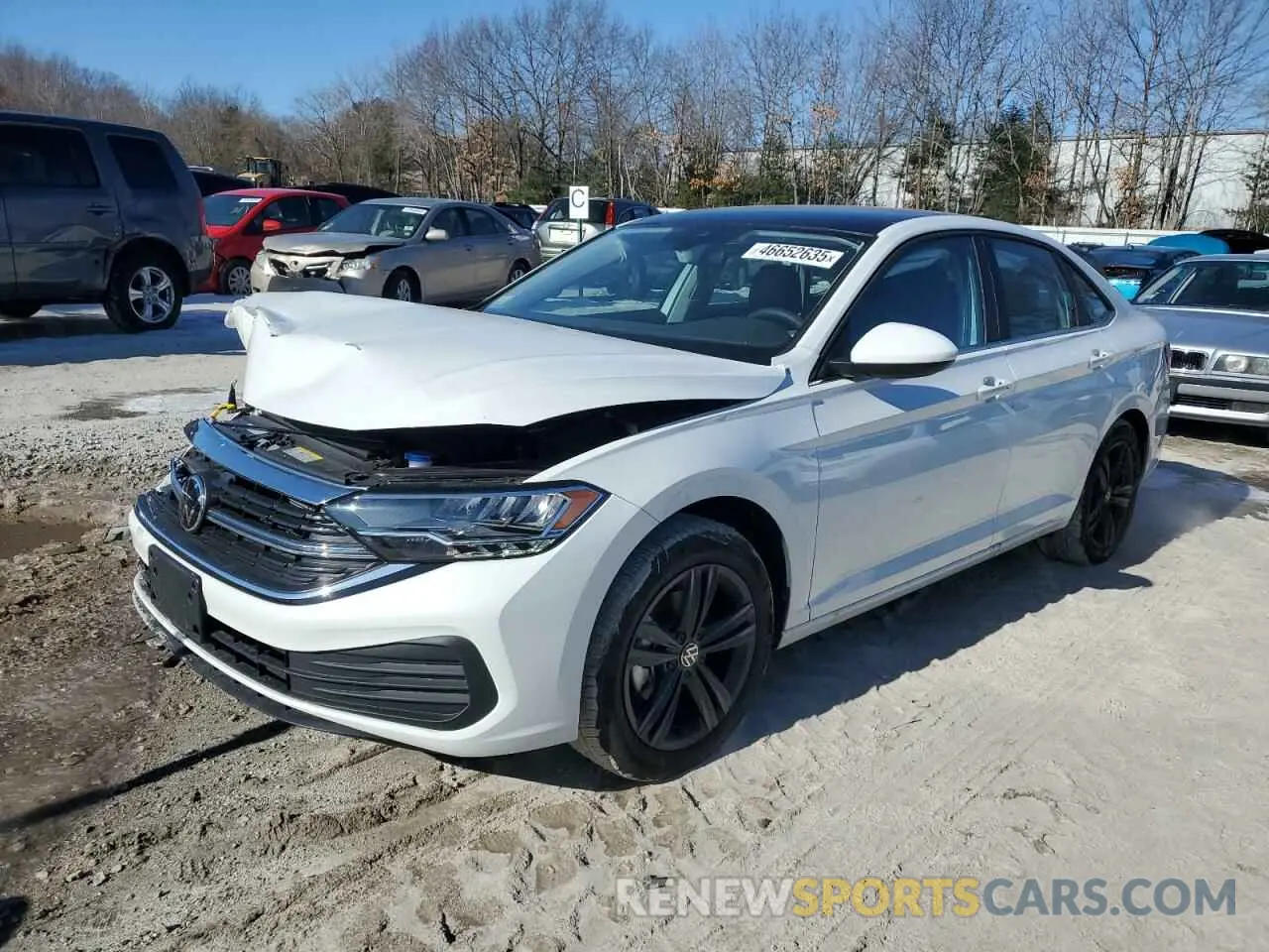 1 Photograph of a damaged car 3VW7M7BU4RM077733 VOLKSWAGEN JETTA 2024