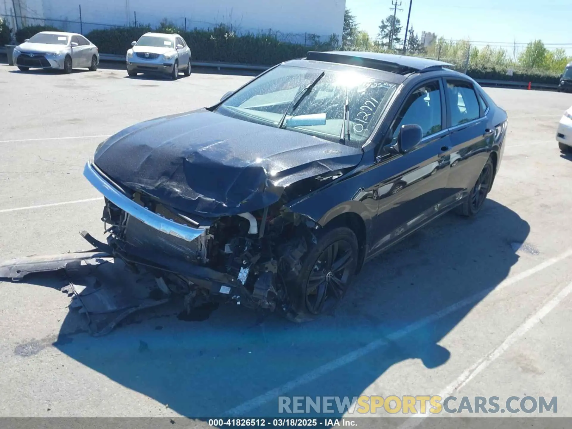 2 Photograph of a damaged car 3VW7M7BU6RM012771 VOLKSWAGEN JETTA 2024