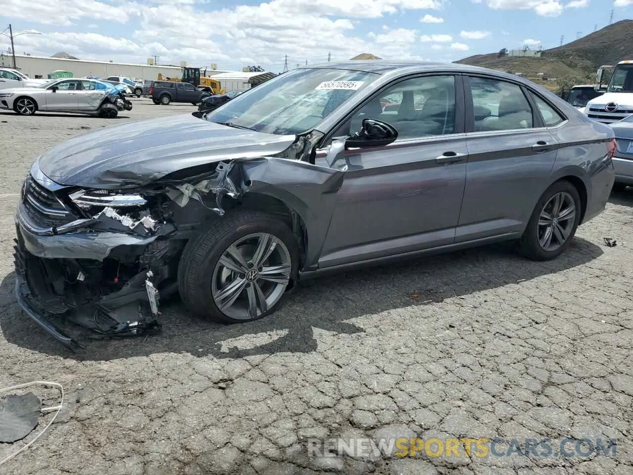 1 Photograph of a damaged car 3VW7M7BU6RM039551 VOLKSWAGEN JETTA 2024