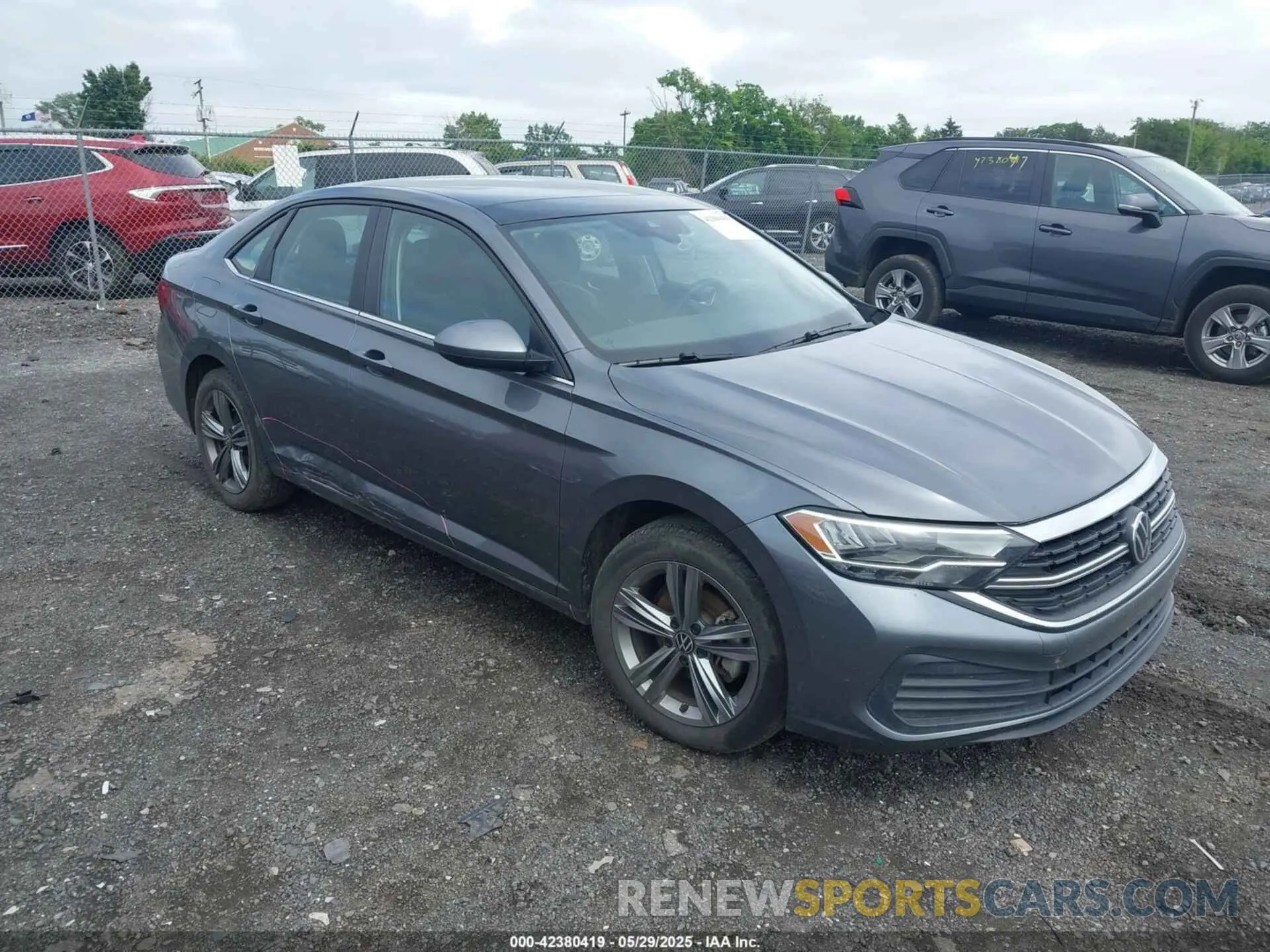 1 Photograph of a damaged car 3VW7M7BU6RM040781 VOLKSWAGEN JETTA 2024
