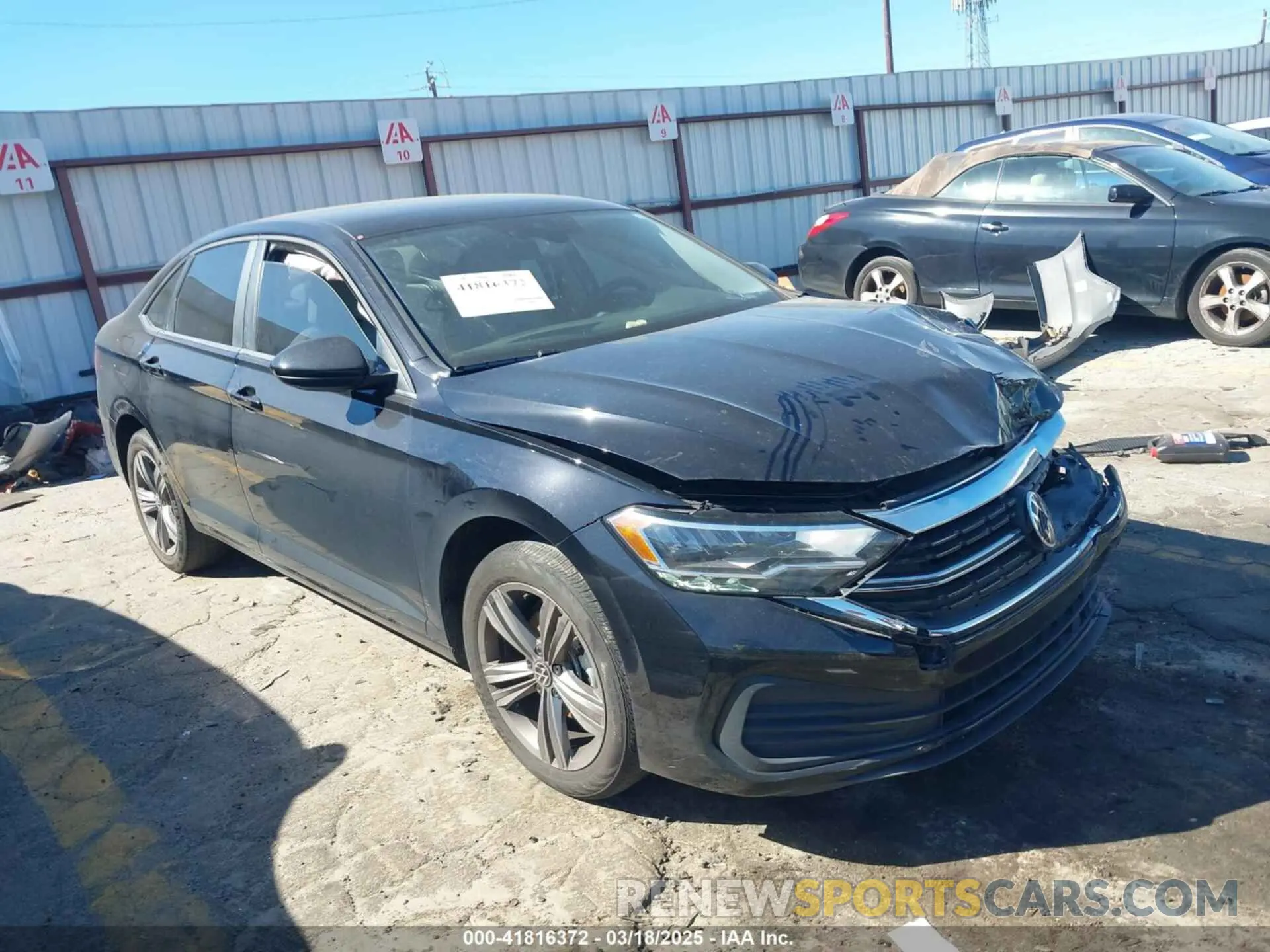 1 Photograph of a damaged car 3VW7M7BU7RM001519 VOLKSWAGEN JETTA 2024