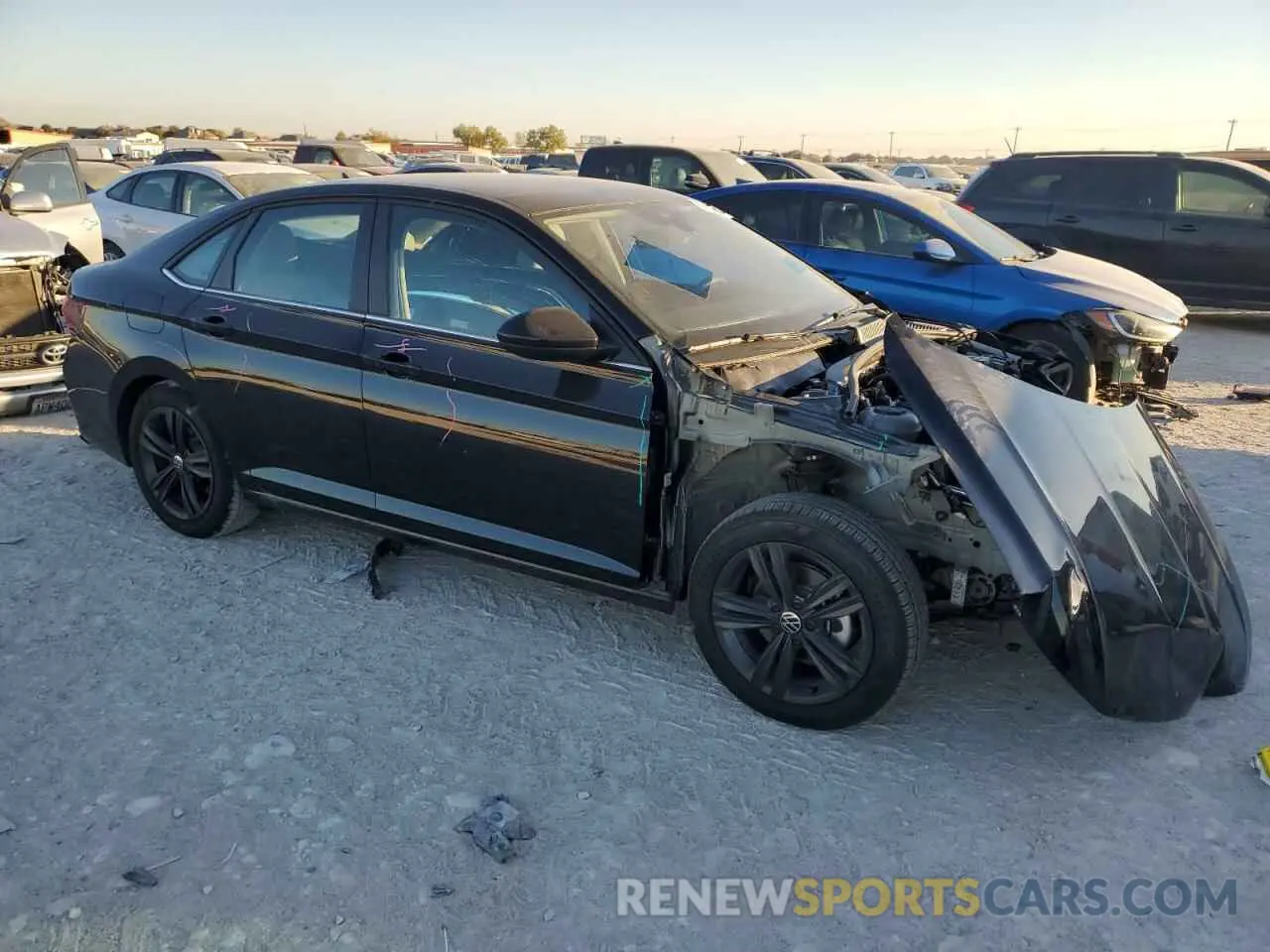 4 Photograph of a damaged car 3VW7M7BU7RM095658 VOLKSWAGEN JETTA 2024