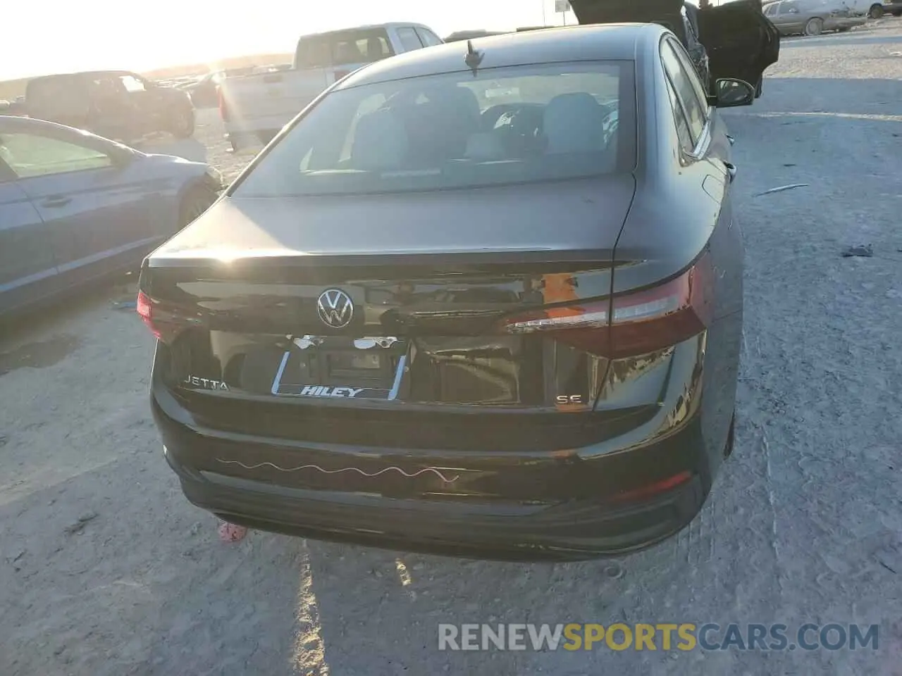 6 Photograph of a damaged car 3VW7M7BU7RM095658 VOLKSWAGEN JETTA 2024