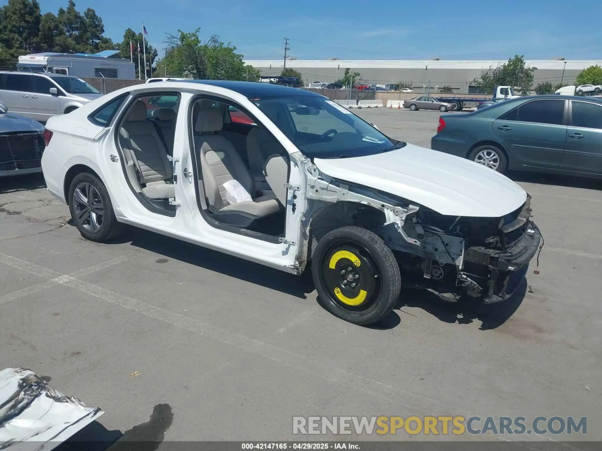1 Photograph of a damaged car 3VW7M7BU8RM012206 VOLKSWAGEN JETTA 2024