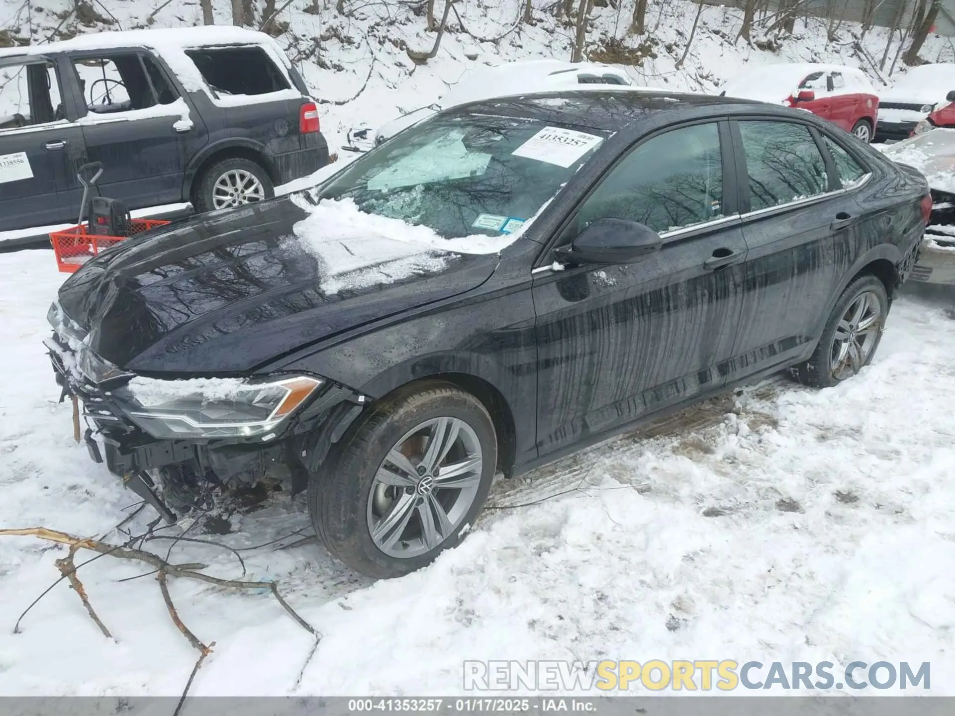 2 Photograph of a damaged car 3VW7M7BU8RM037848 VOLKSWAGEN JETTA 2024