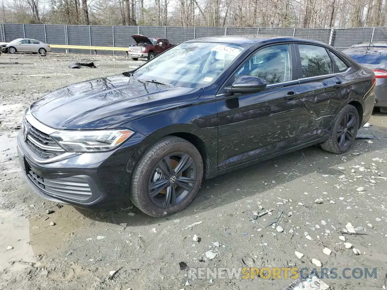 1 Photograph of a damaged car 3VW7M7BU8RM051409 VOLKSWAGEN JETTA 2024