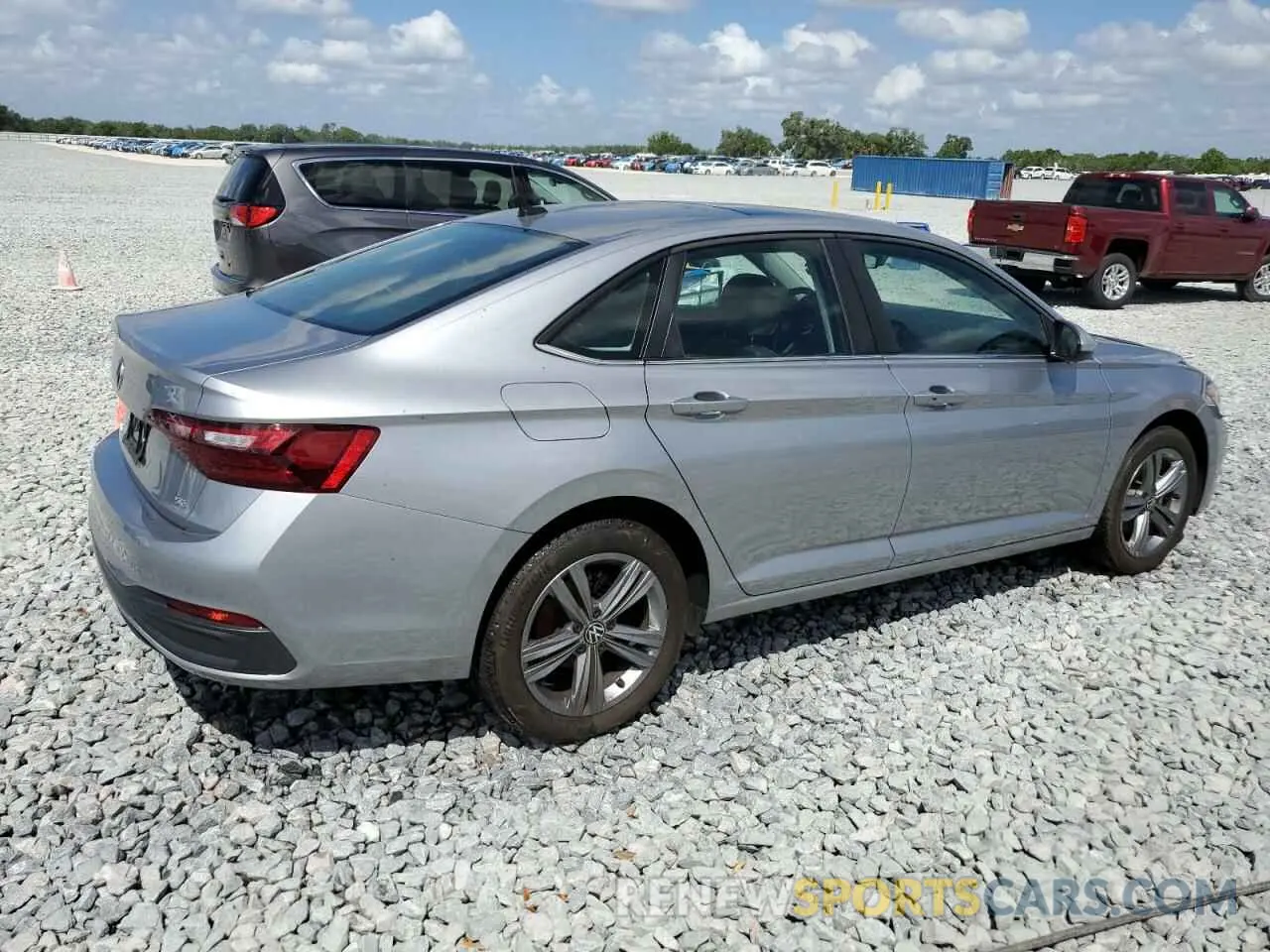 3 Photograph of a damaged car 3VW7M7BU9RM017401 VOLKSWAGEN JETTA 2024