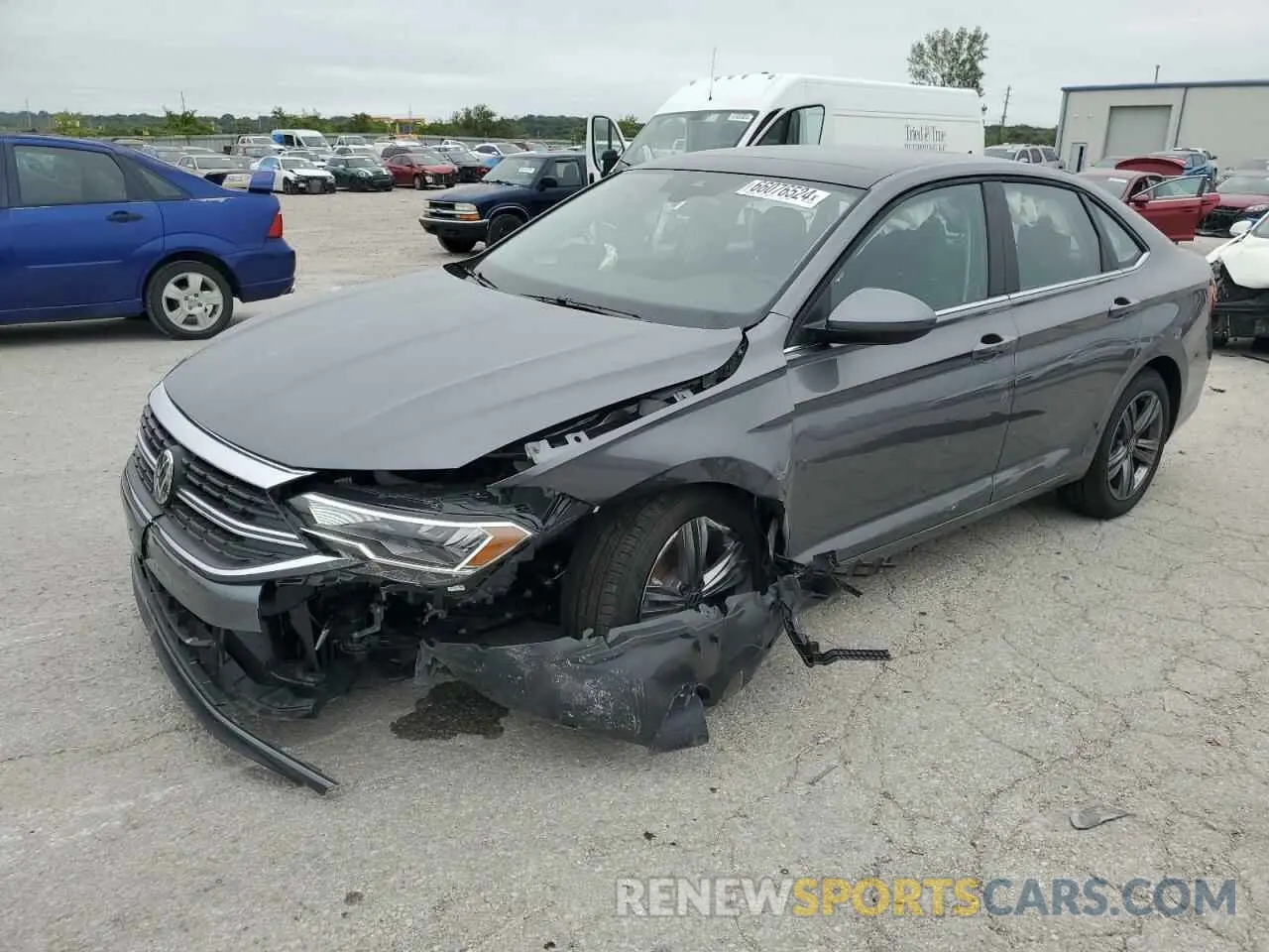 1 Photograph of a damaged car 3VW7M7BUXRM045952 VOLKSWAGEN JETTA 2024