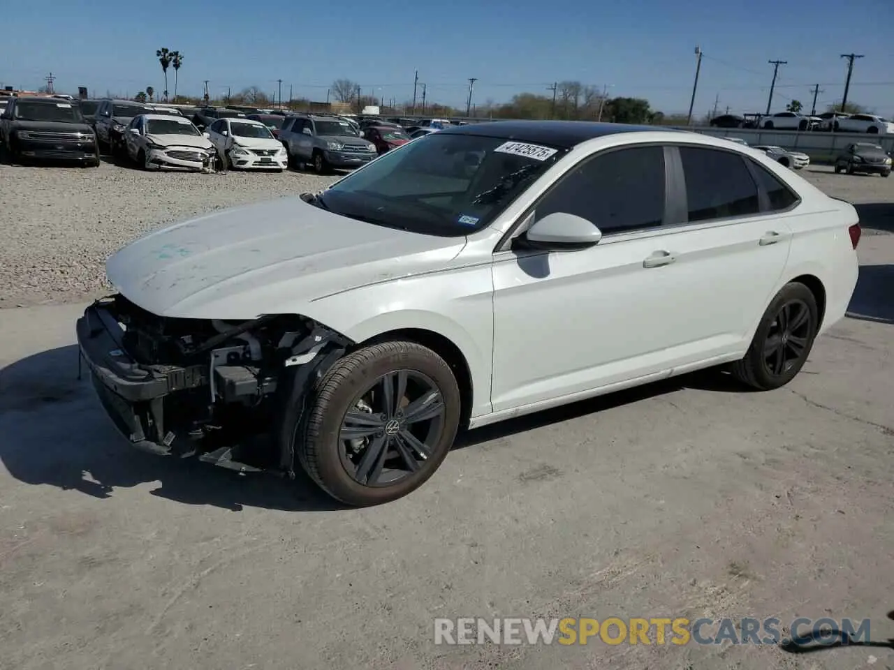 1 Photograph of a damaged car 3VW7M7BUXRM056384 VOLKSWAGEN JETTA 2024