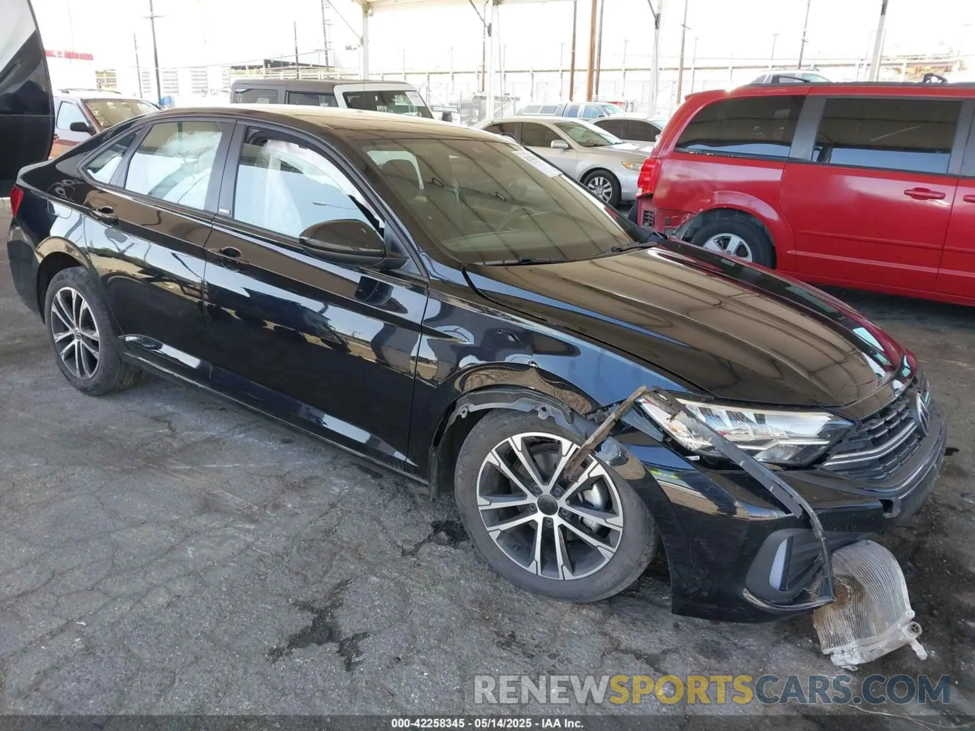 1 Photograph of a damaged car 3VWAM7BU2RM008822 VOLKSWAGEN JETTA 2024