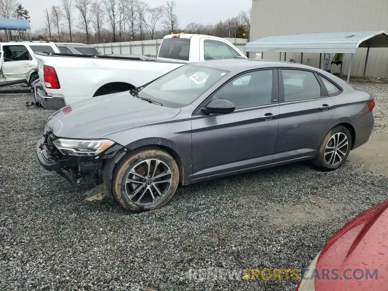1 Photograph of a damaged car 3VWBM7BU0RM044626 VOLKSWAGEN JETTA 2024