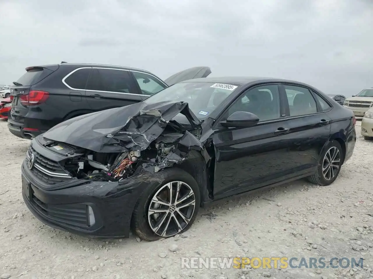 1 Photograph of a damaged car 3VWBM7BU1RM022697 VOLKSWAGEN JETTA 2024