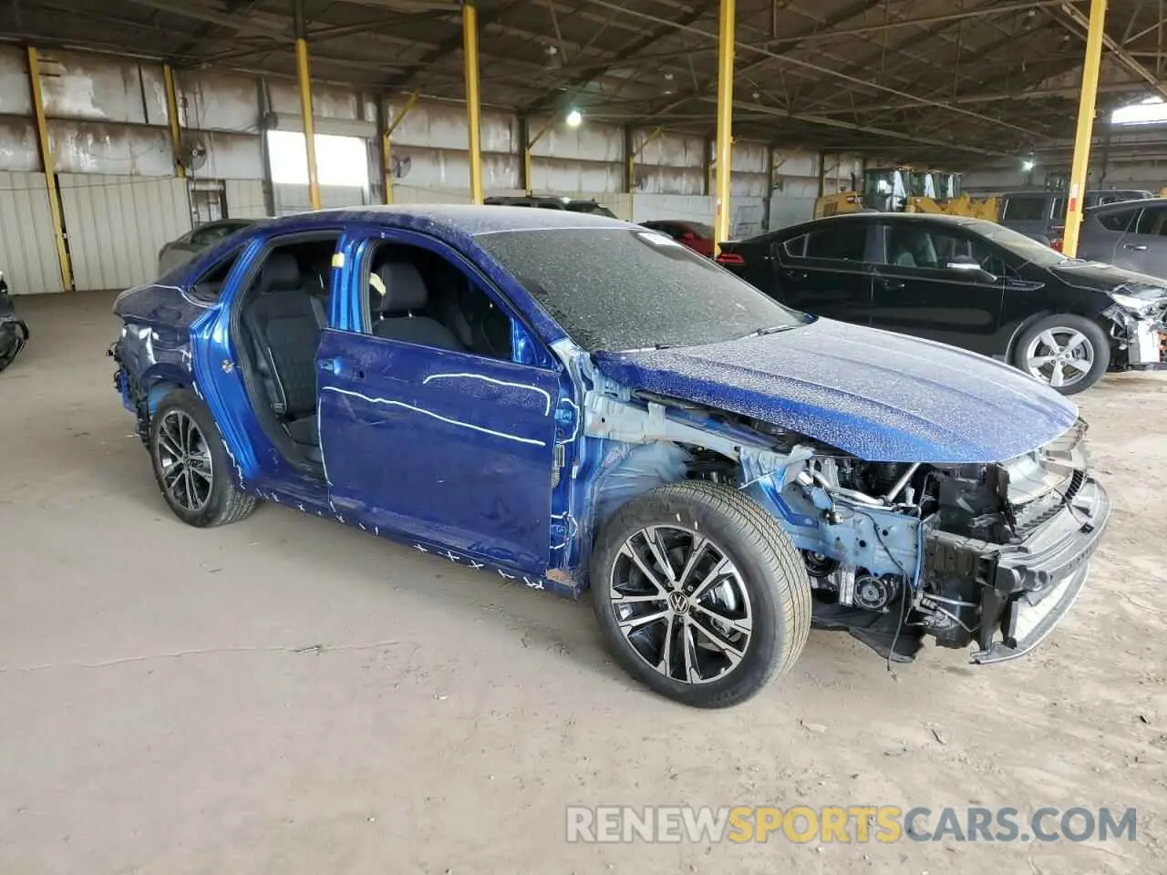 4 Photograph of a damaged car 3VWBM7BU2RM055837 VOLKSWAGEN JETTA 2024