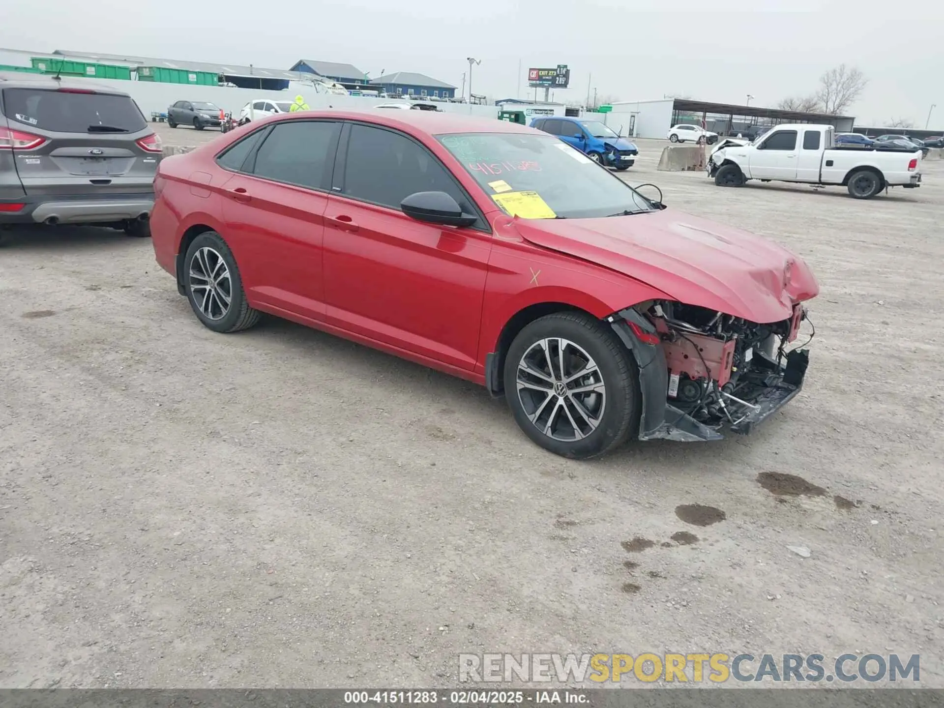 1 Photograph of a damaged car 3VWBM7BU7RM076151 VOLKSWAGEN JETTA 2024