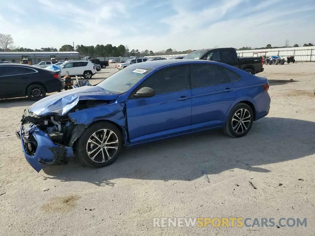 1 Photograph of a damaged car 3VWBM7BU8RM007601 VOLKSWAGEN JETTA 2024