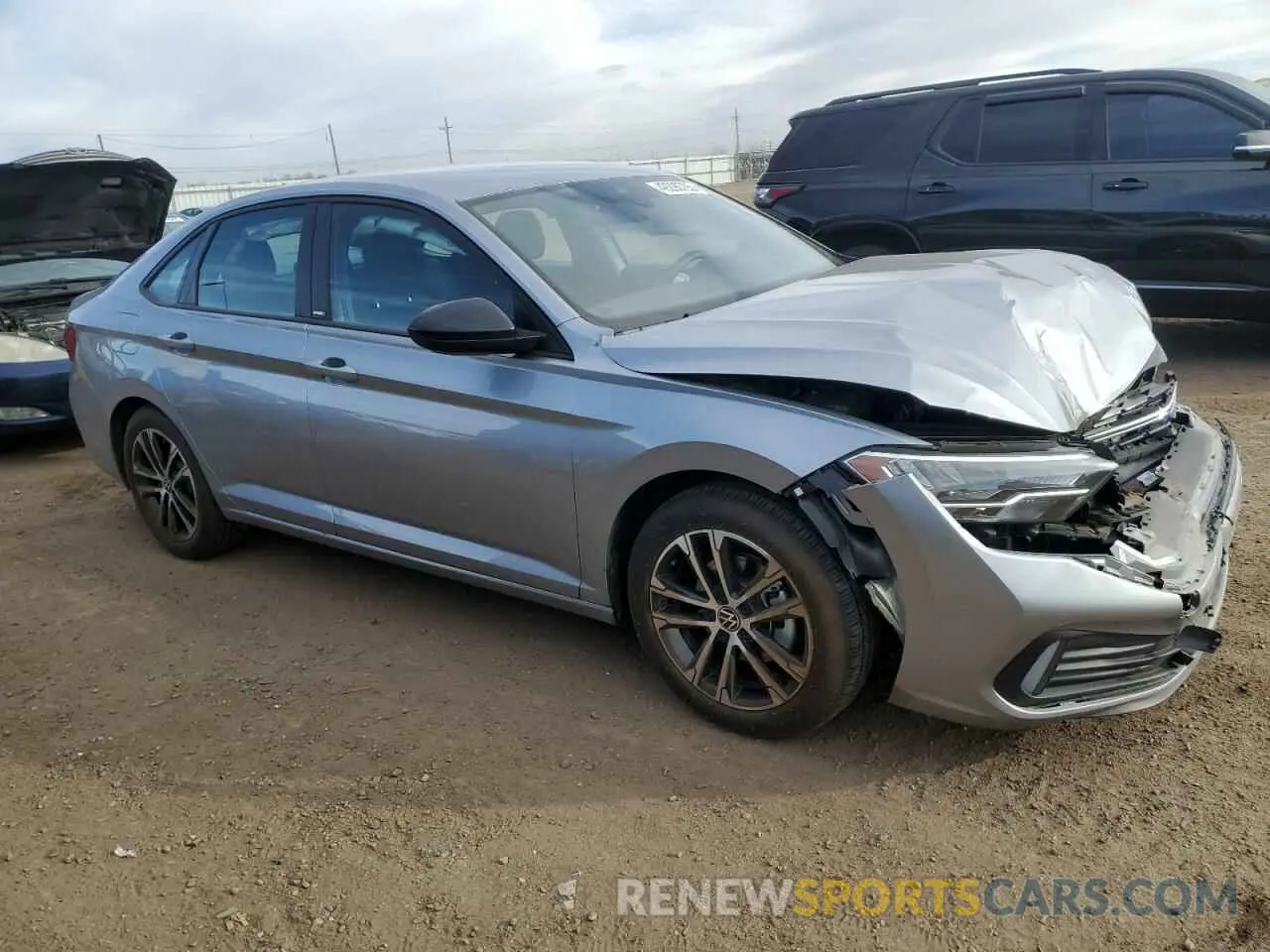4 Photograph of a damaged car 3VWBM7BU9RM007994 VOLKSWAGEN JETTA 2024