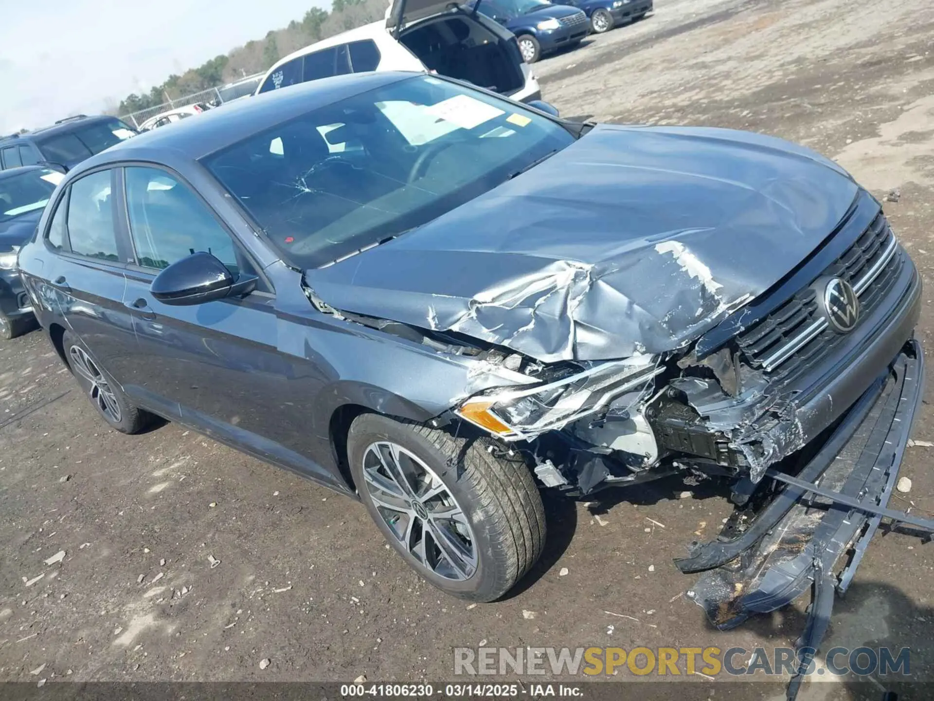 1 Photograph of a damaged car 3VWBM7BU9RM054796 VOLKSWAGEN JETTA 2024
