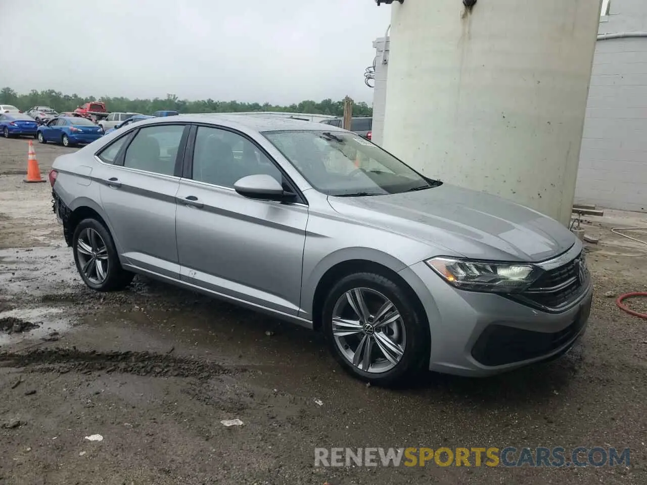 4 Photograph of a damaged car 3VWEM7BU1RM033812 VOLKSWAGEN JETTA 2024