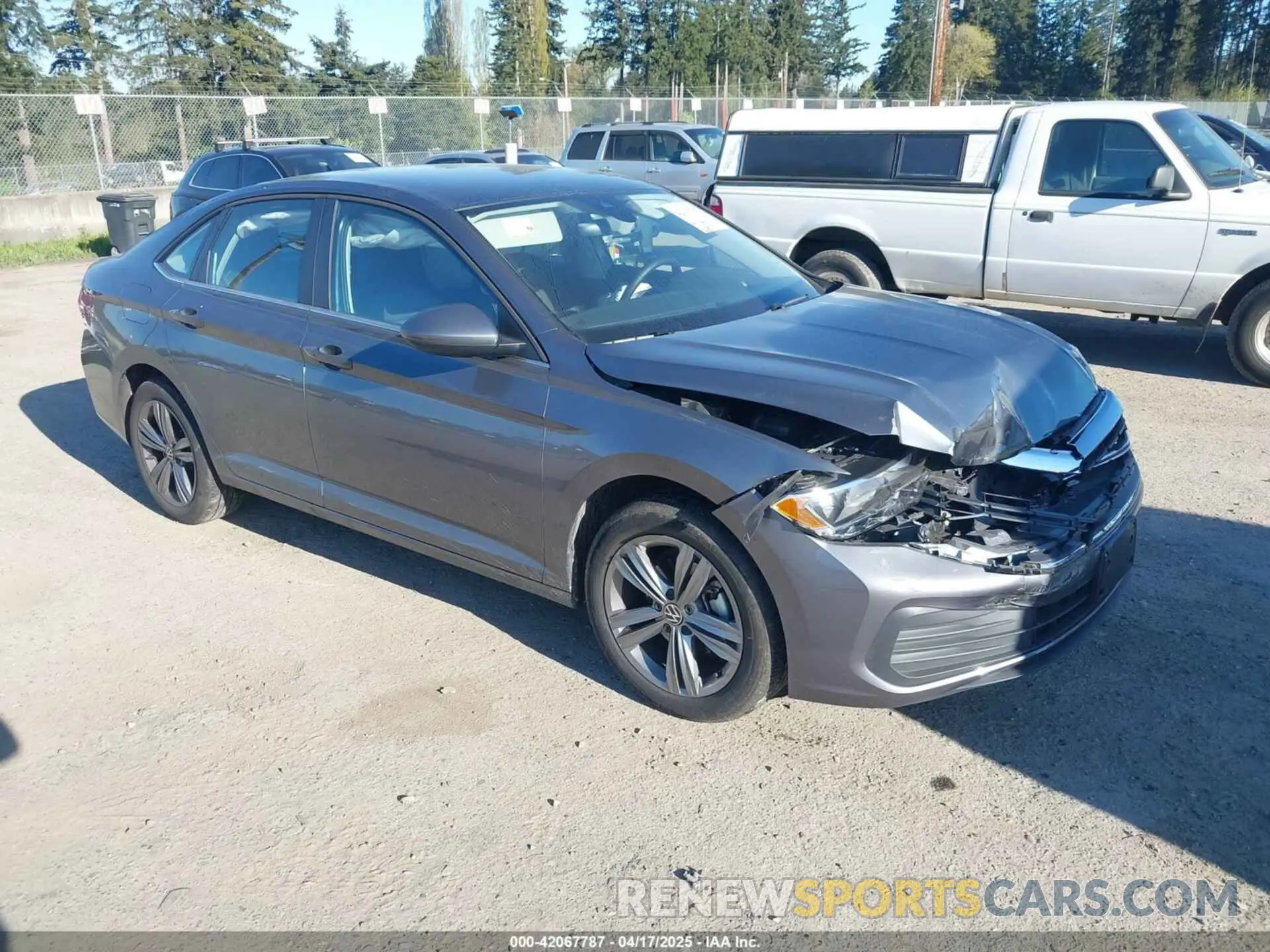 1 Photograph of a damaged car 3VWEM7BU1RM058175 VOLKSWAGEN JETTA 2024