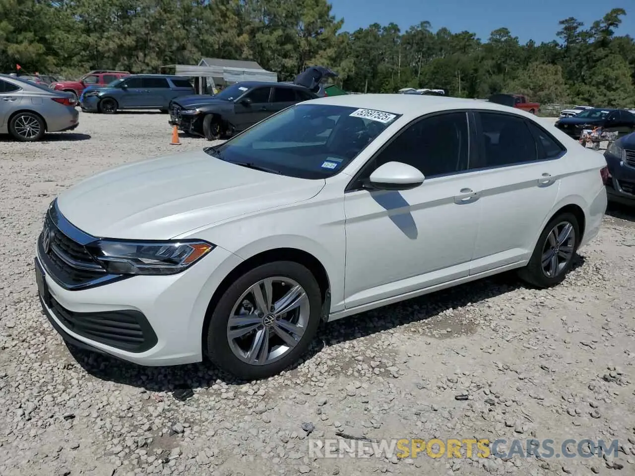 1 Photograph of a damaged car 3VWEM7BU2RM027047 VOLKSWAGEN JETTA 2024