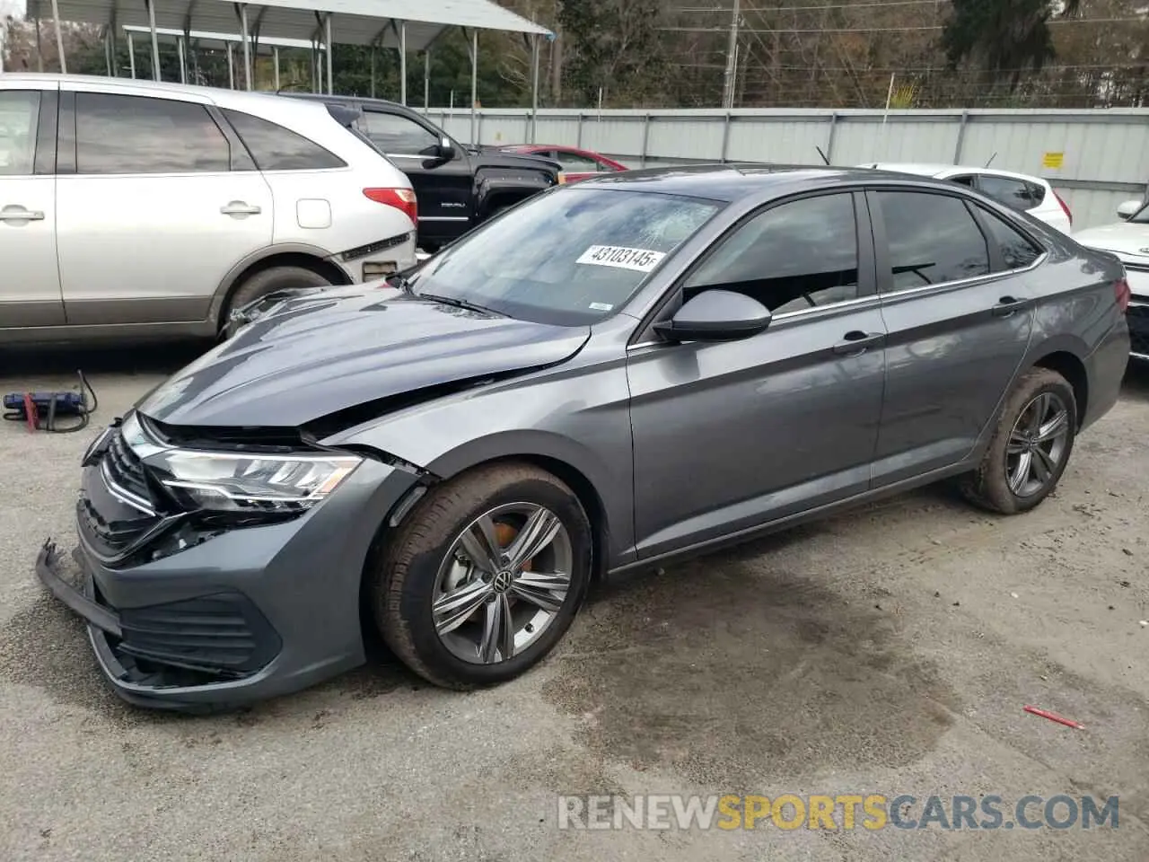 1 Photograph of a damaged car 3VWEM7BU5RM060950 VOLKSWAGEN JETTA 2024