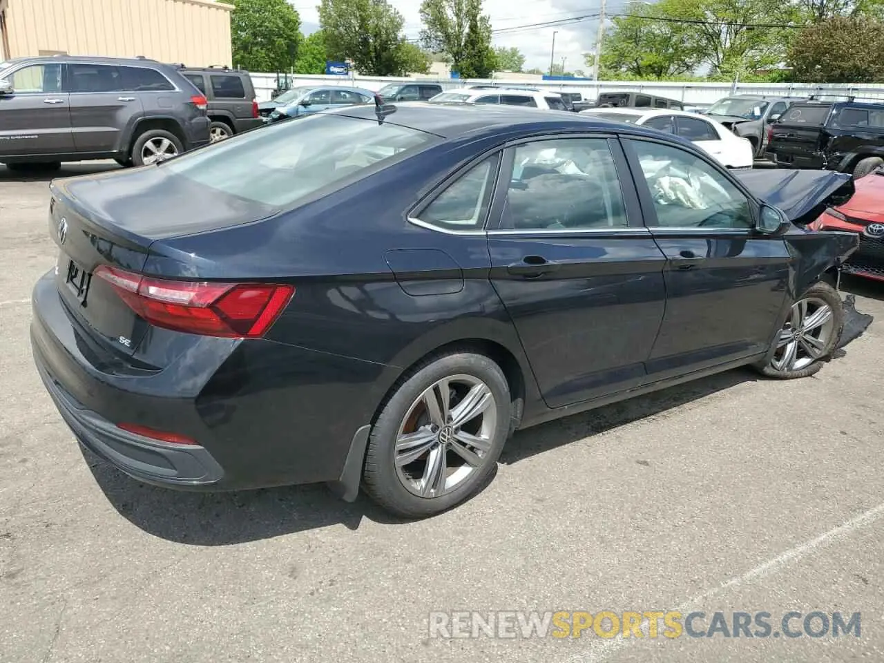 3 Photograph of a damaged car 3VWEM7BU5RM079532 VOLKSWAGEN JETTA 2024