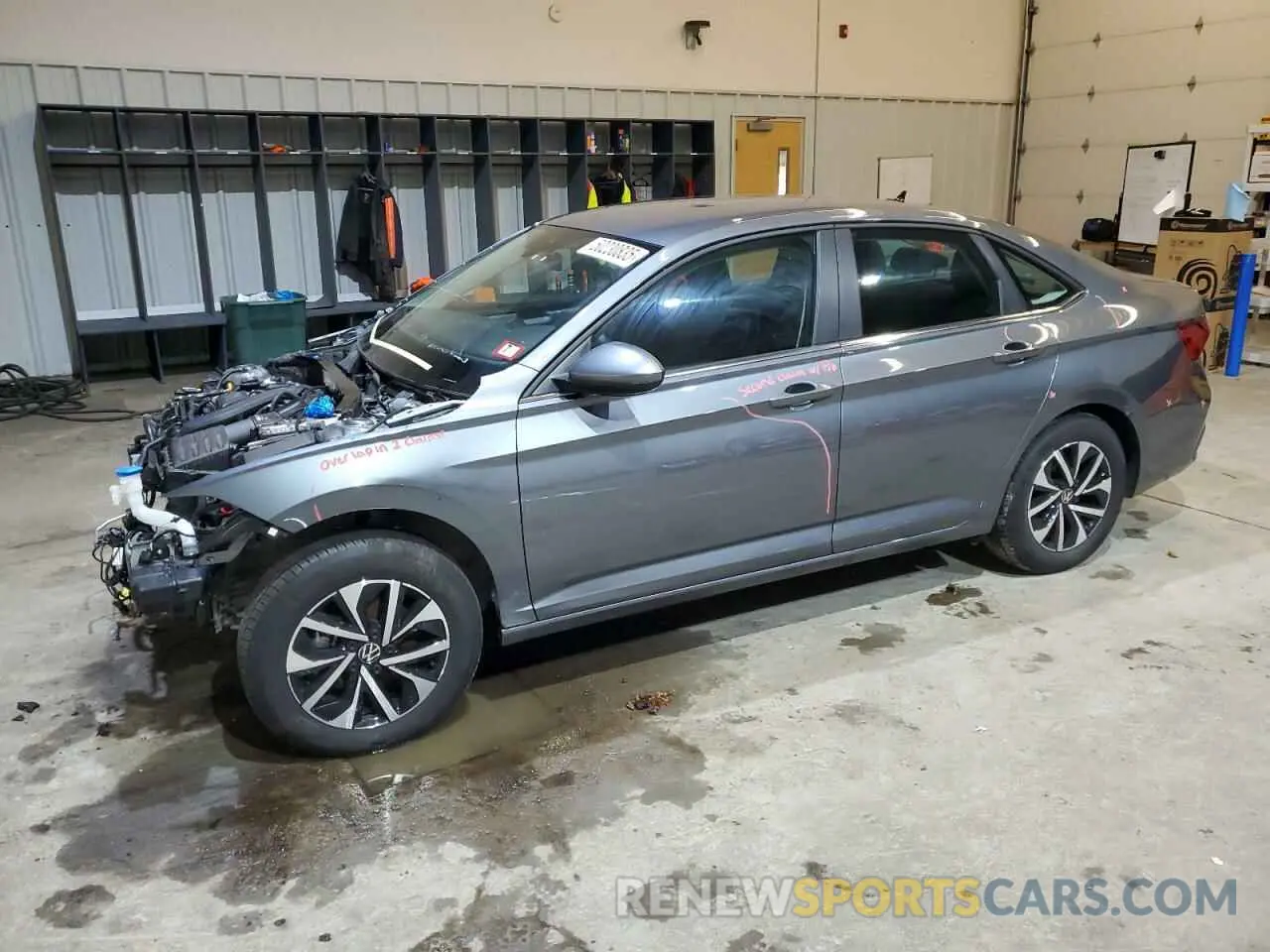 1 Photograph of a damaged car 3VW5X7BU0SM013841 VOLKSWAGEN JETTA 2025
