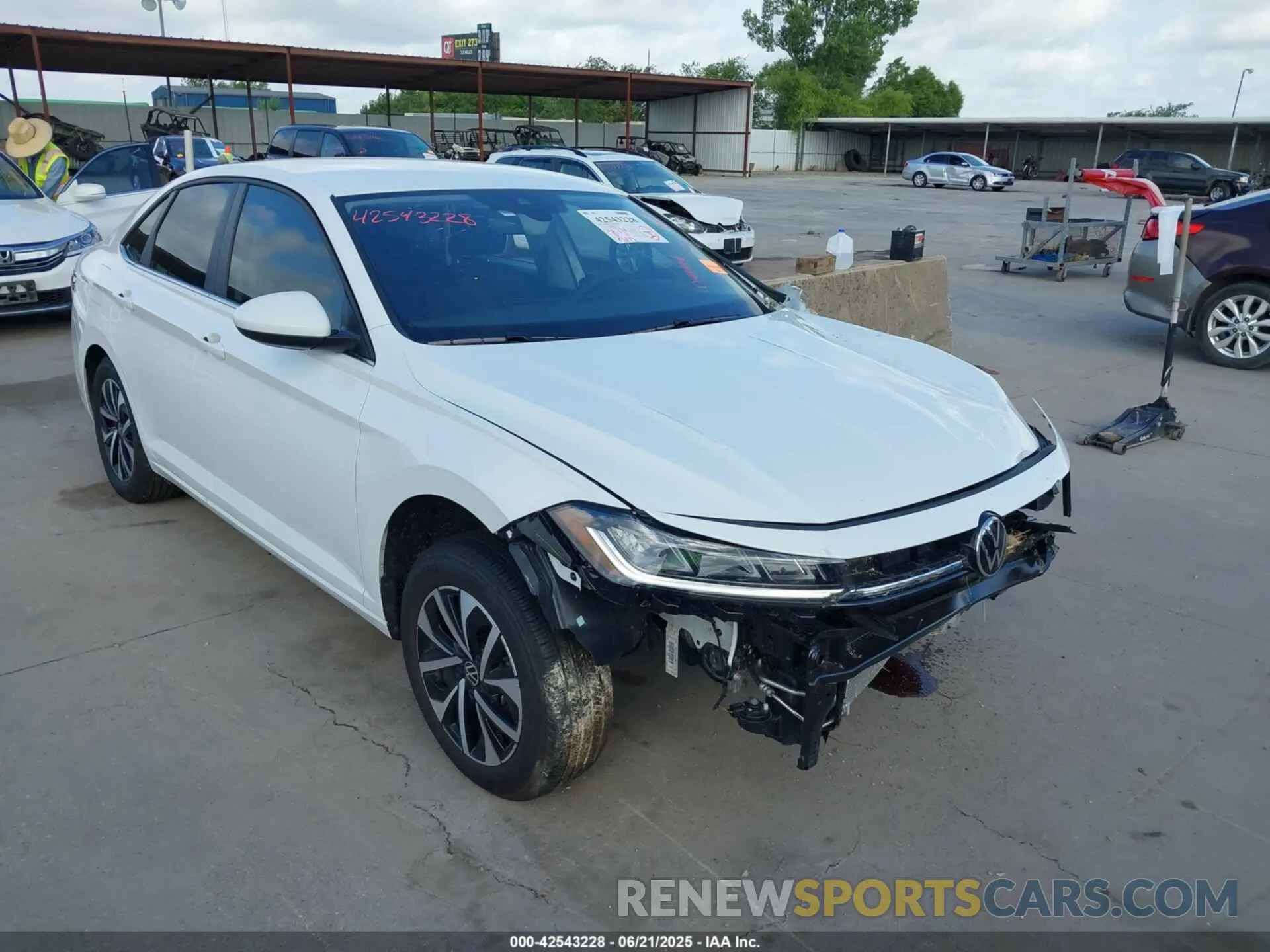 1 Photograph of a damaged car 3VW5X7BU2SM052642 VOLKSWAGEN JETTA 2025