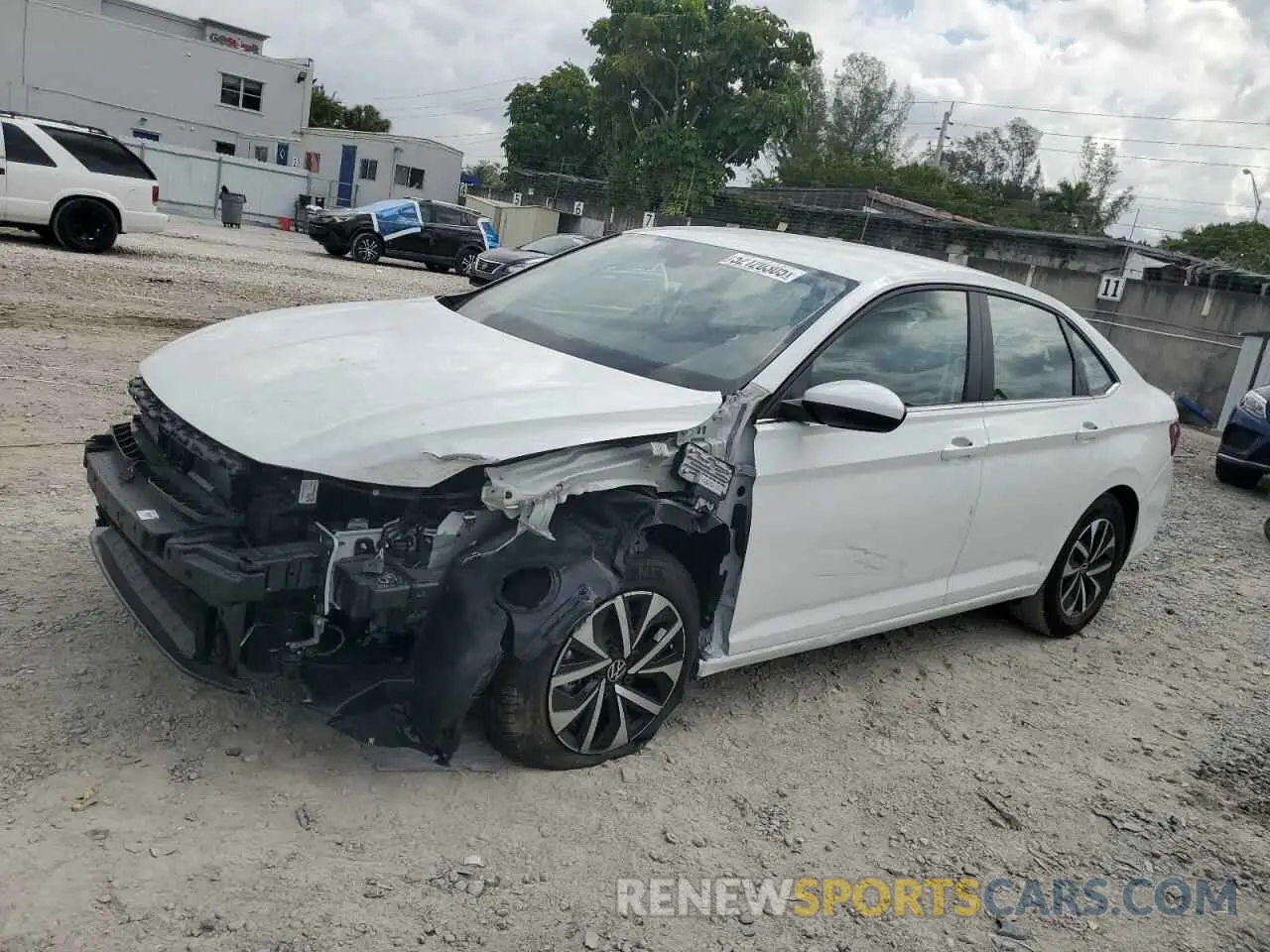 1 Photograph of a damaged car 3VW5X7BU3SM057929 VOLKSWAGEN JETTA 2025