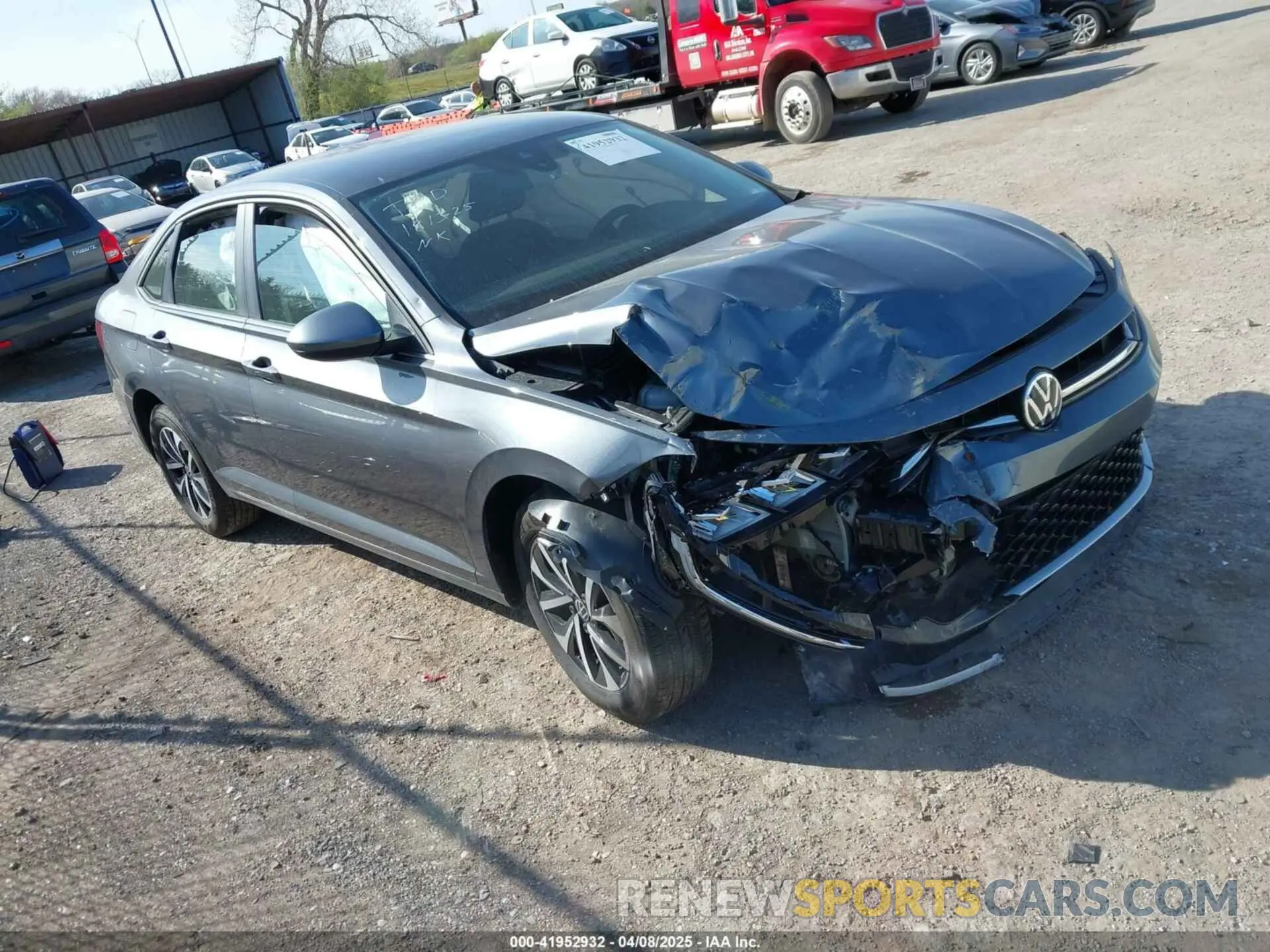 2 Photograph of a damaged car 3VW5X7BU5SM017397 VOLKSWAGEN JETTA 2025