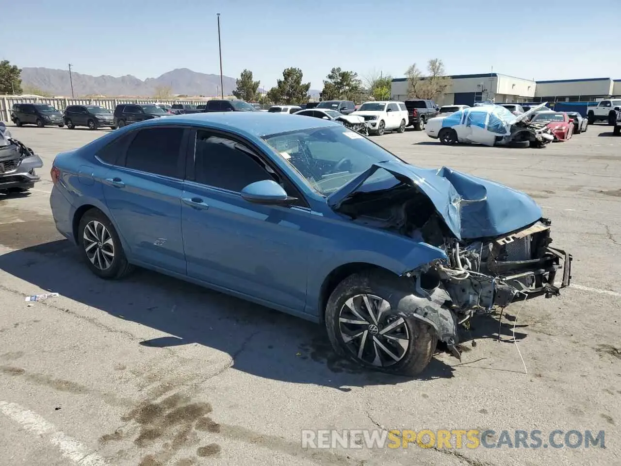 4 Photograph of a damaged car 3VW5X7BU5SM040968 VOLKSWAGEN JETTA 2025